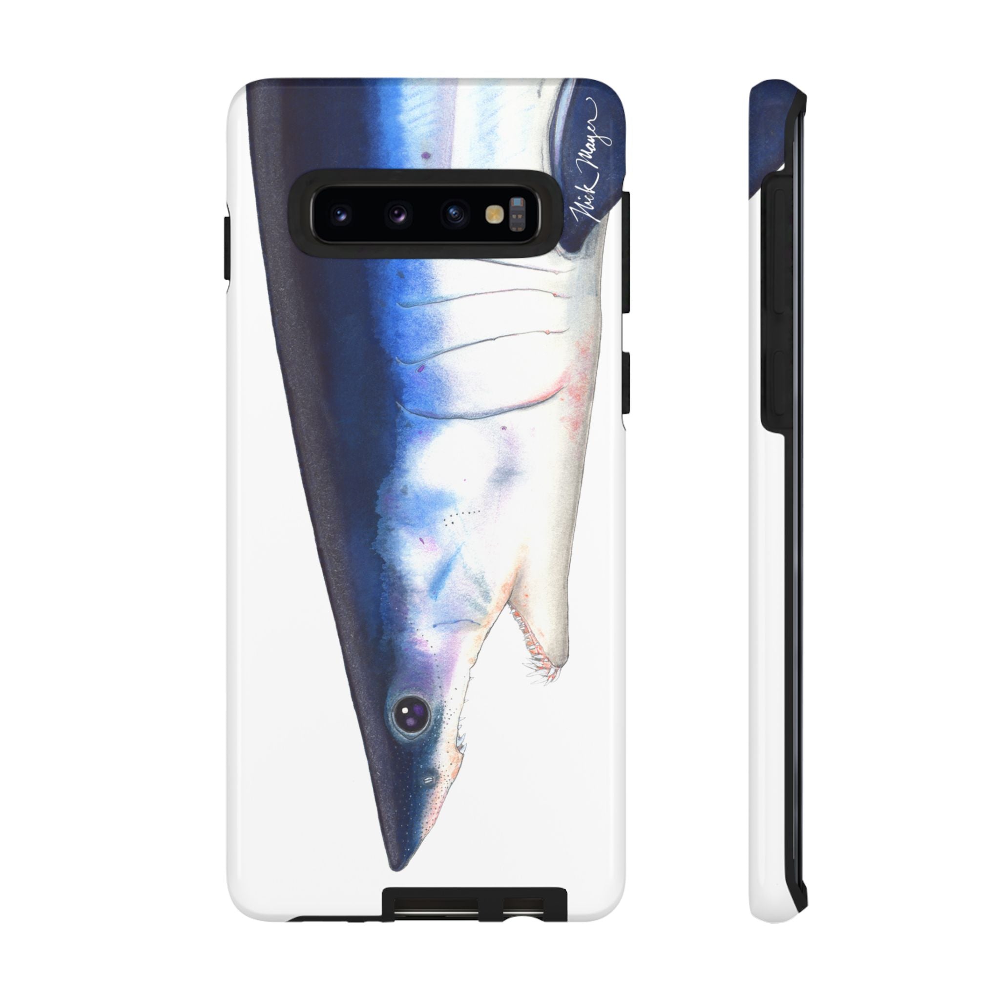 Mako Shark Face White Phone Case (Samsung)