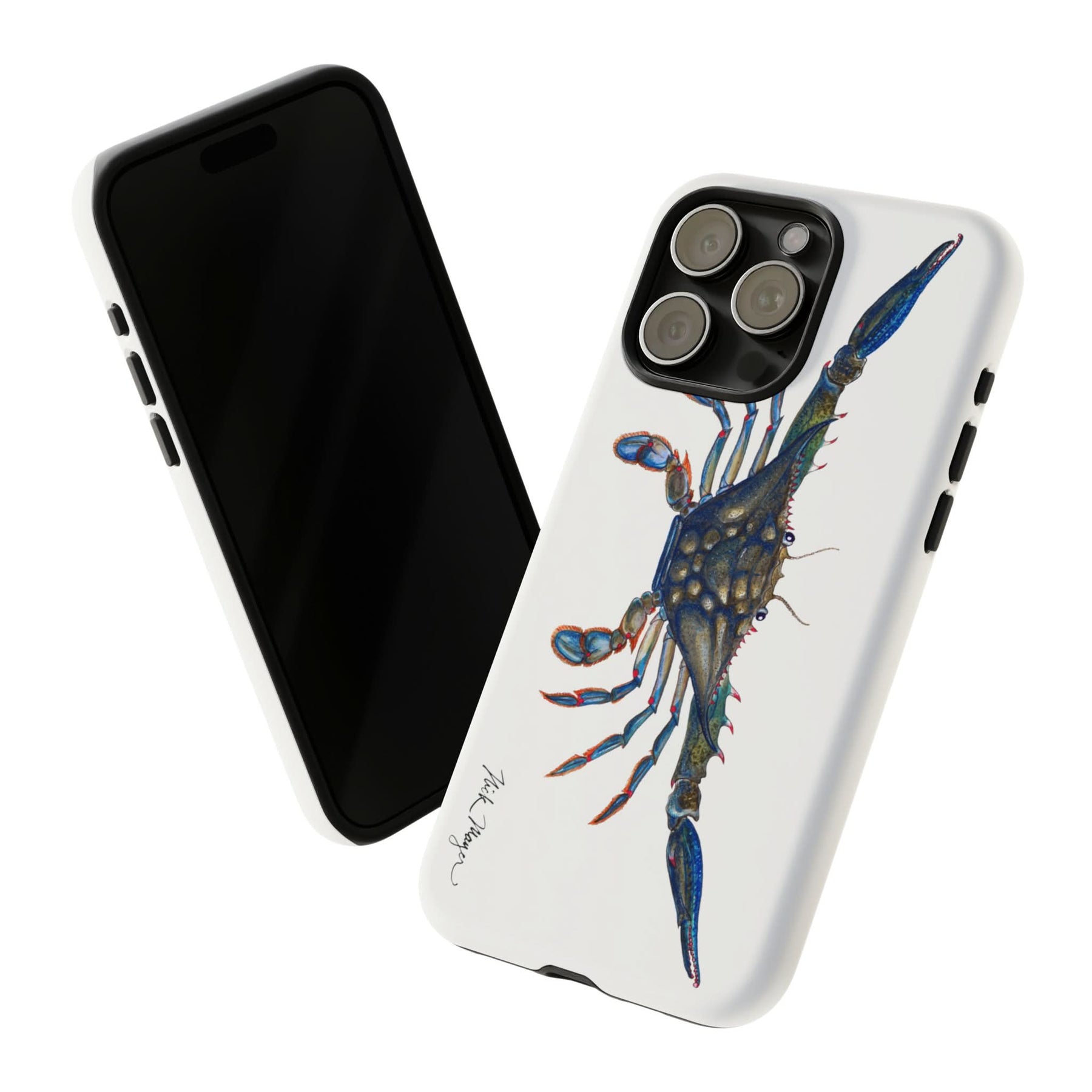 Blue Crab iPhone 15 Case