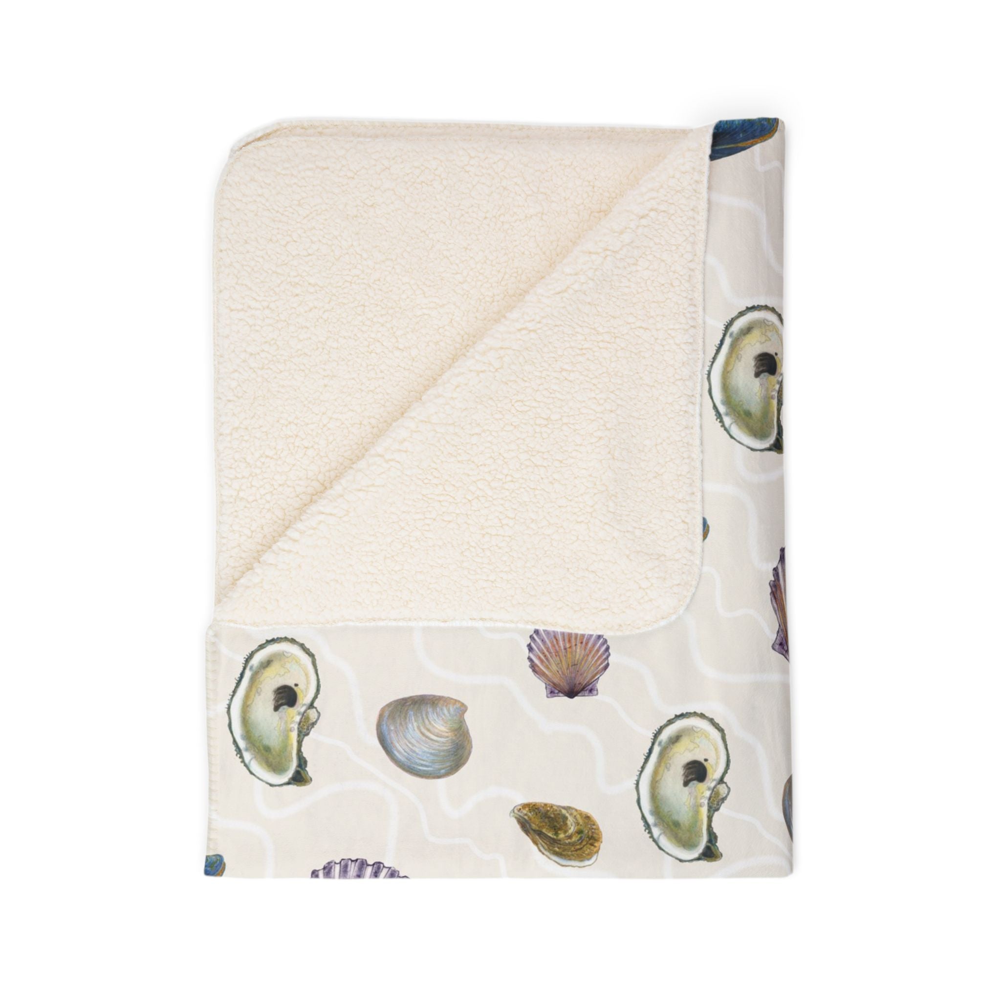 Seashells Super Soft Sherpa Blanket