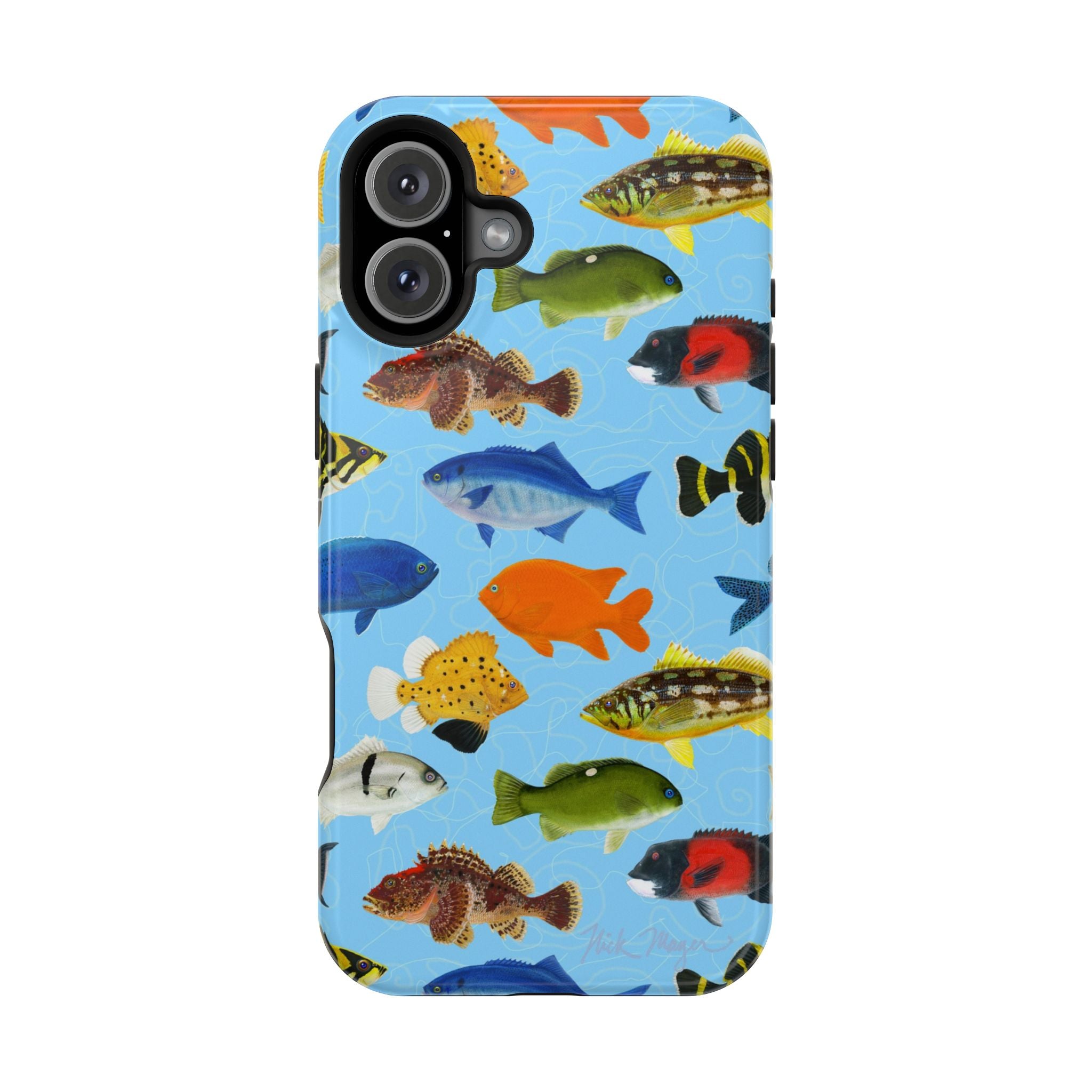 California Fish Blue MagSafe iPhone Case