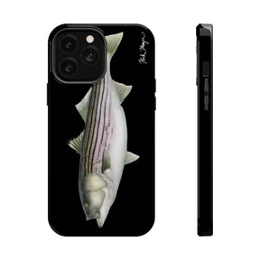 30 lb Striper MagSafe Black iPhone Case