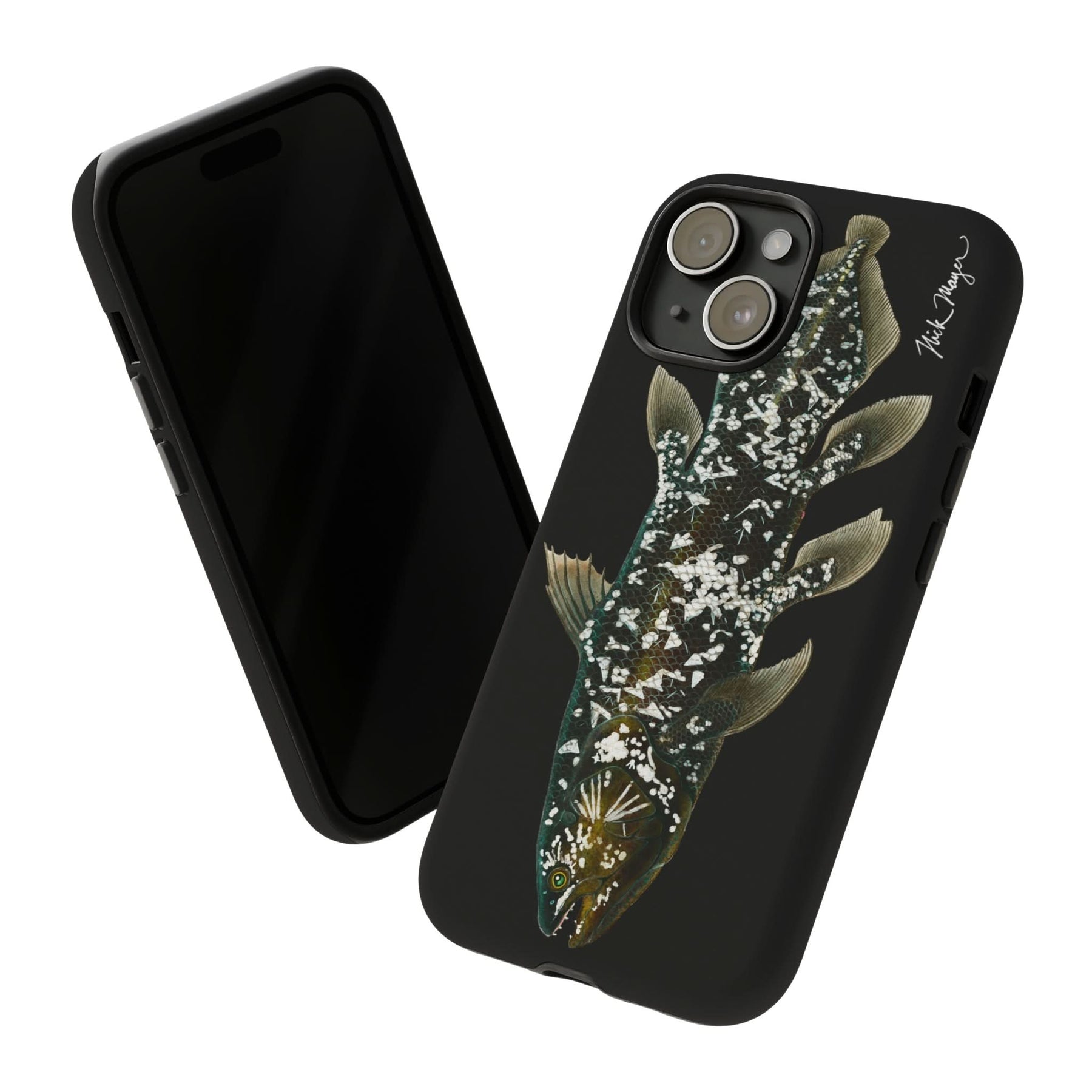 Coelacanth Black iPhone 15 Case