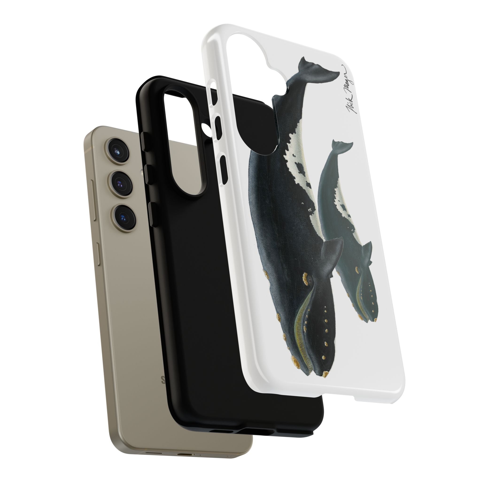 Mother & Calf Right Whale Phone Case (Samsung)