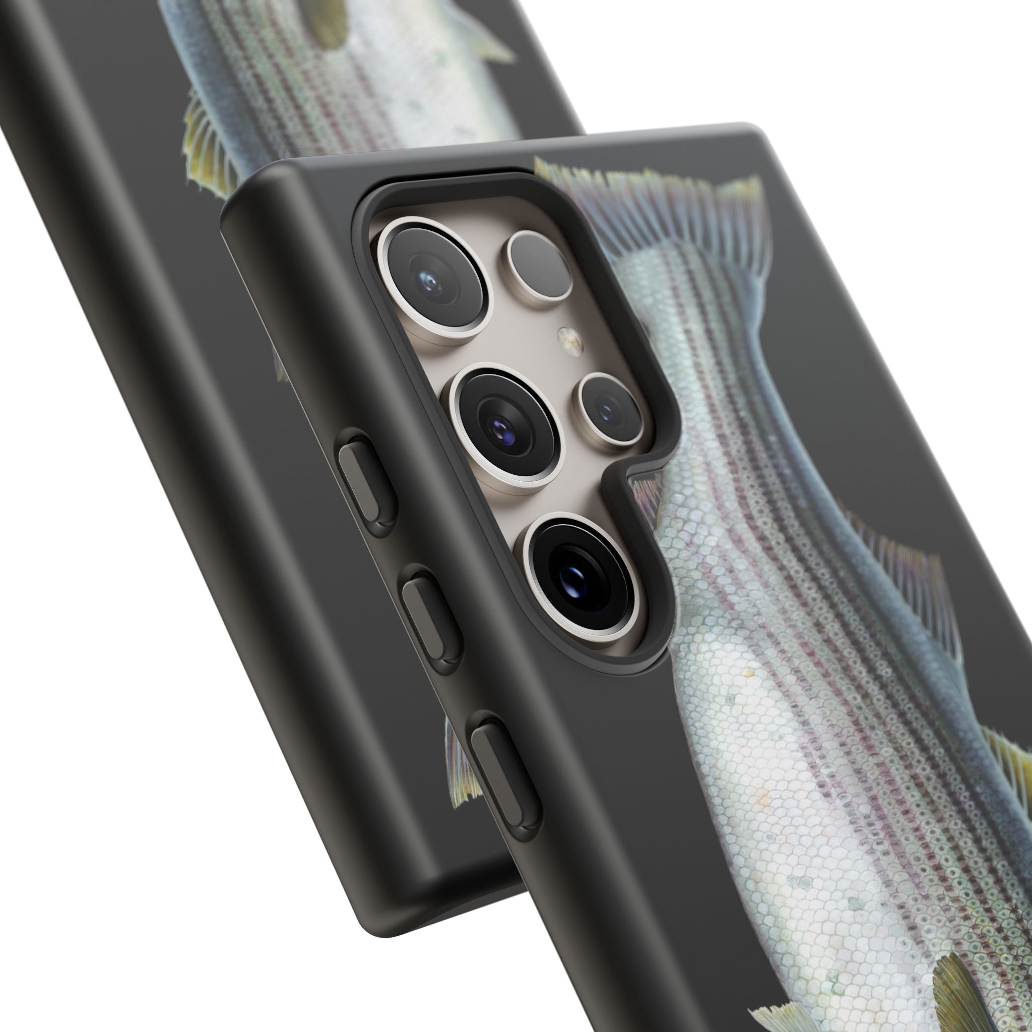 Cow Striper Phone Case (Samsung) - black