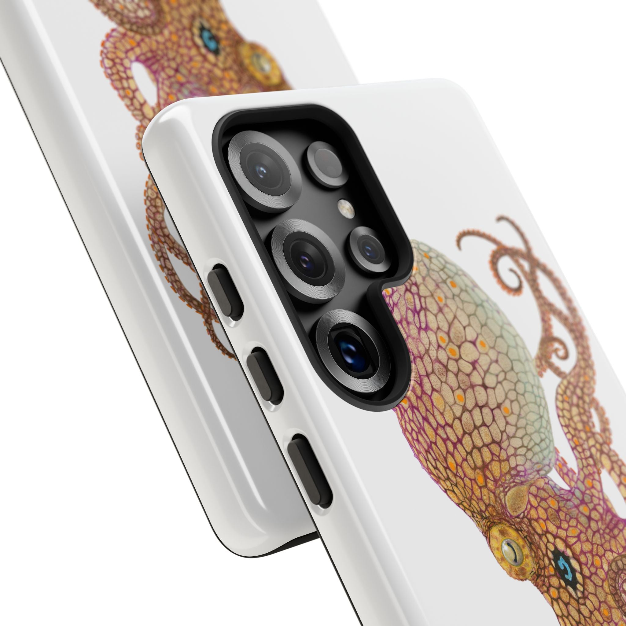 Two Spot Octopus White Phone Case (Samsung)
