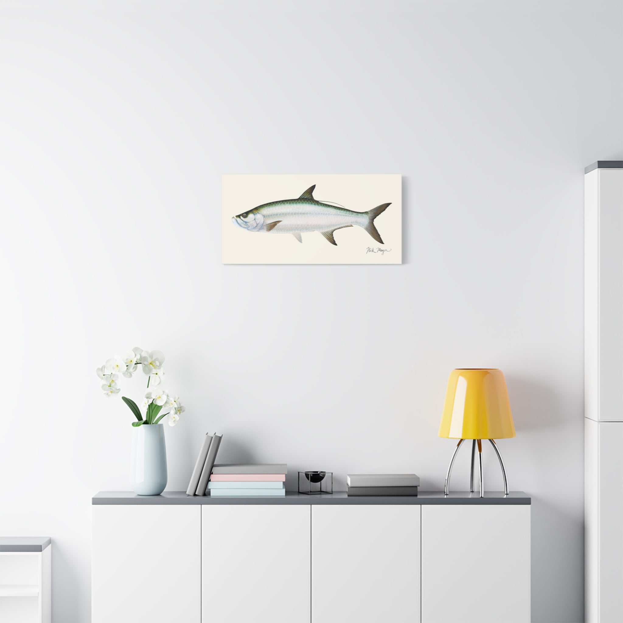 Tarpon Canvas Print Printify