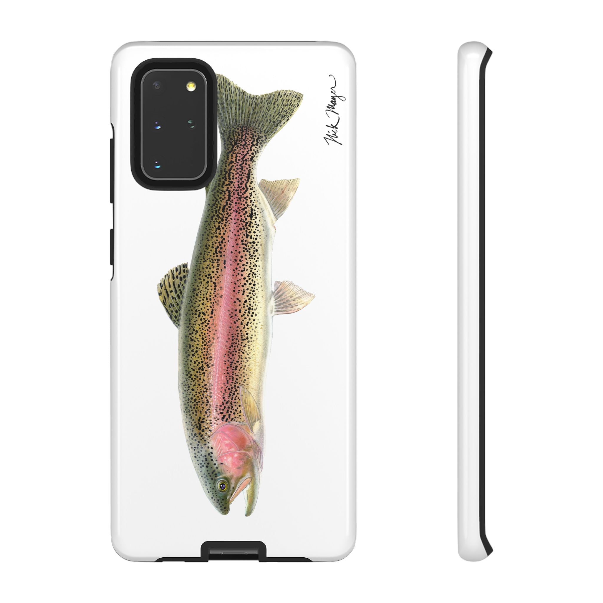 Rainbow Trout White Phone Case (Samsung) Printify