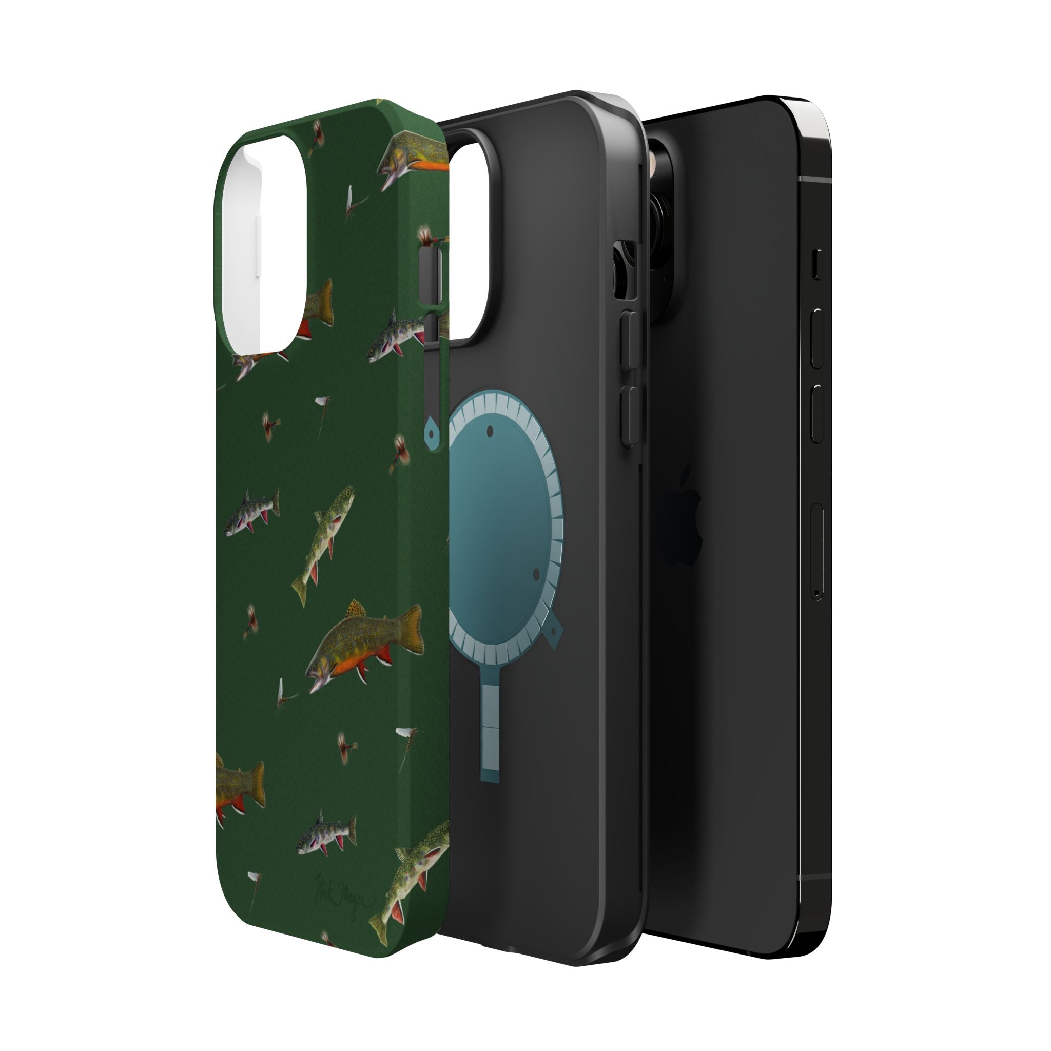 Trout and Flies MagSafe iPhone Case