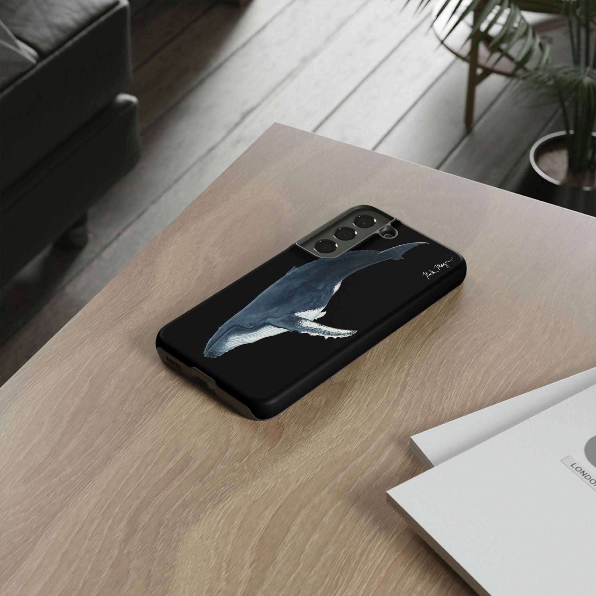 Humpback Black Phone Case (iPhone 16 & Samsung)