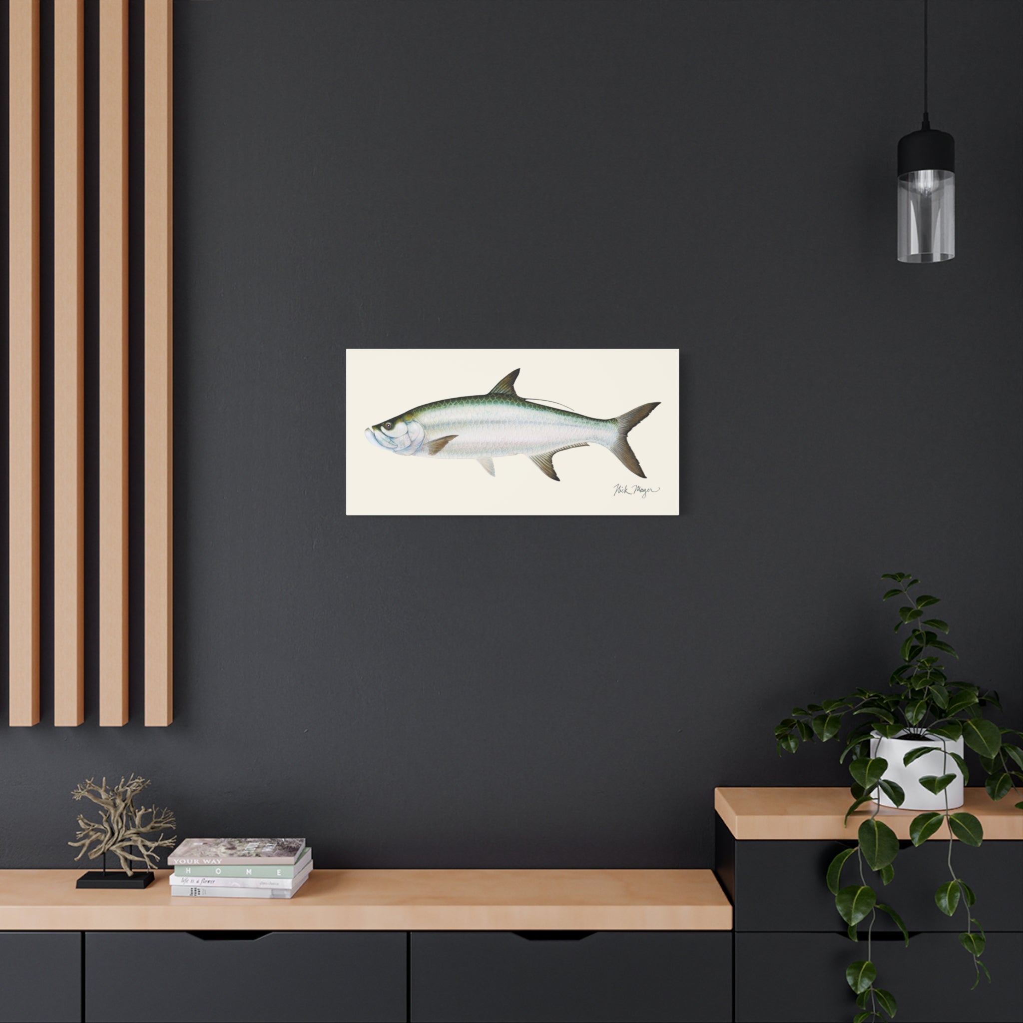 Tarpon Canvas Print Printify