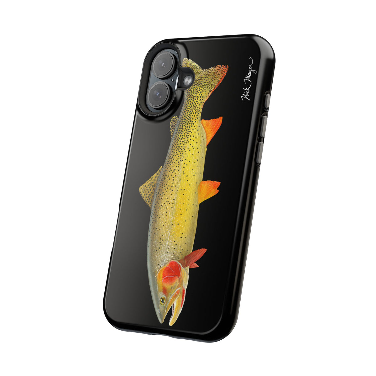 Cutthroat Trout 1 Black MagSafe iPhone Case Printify