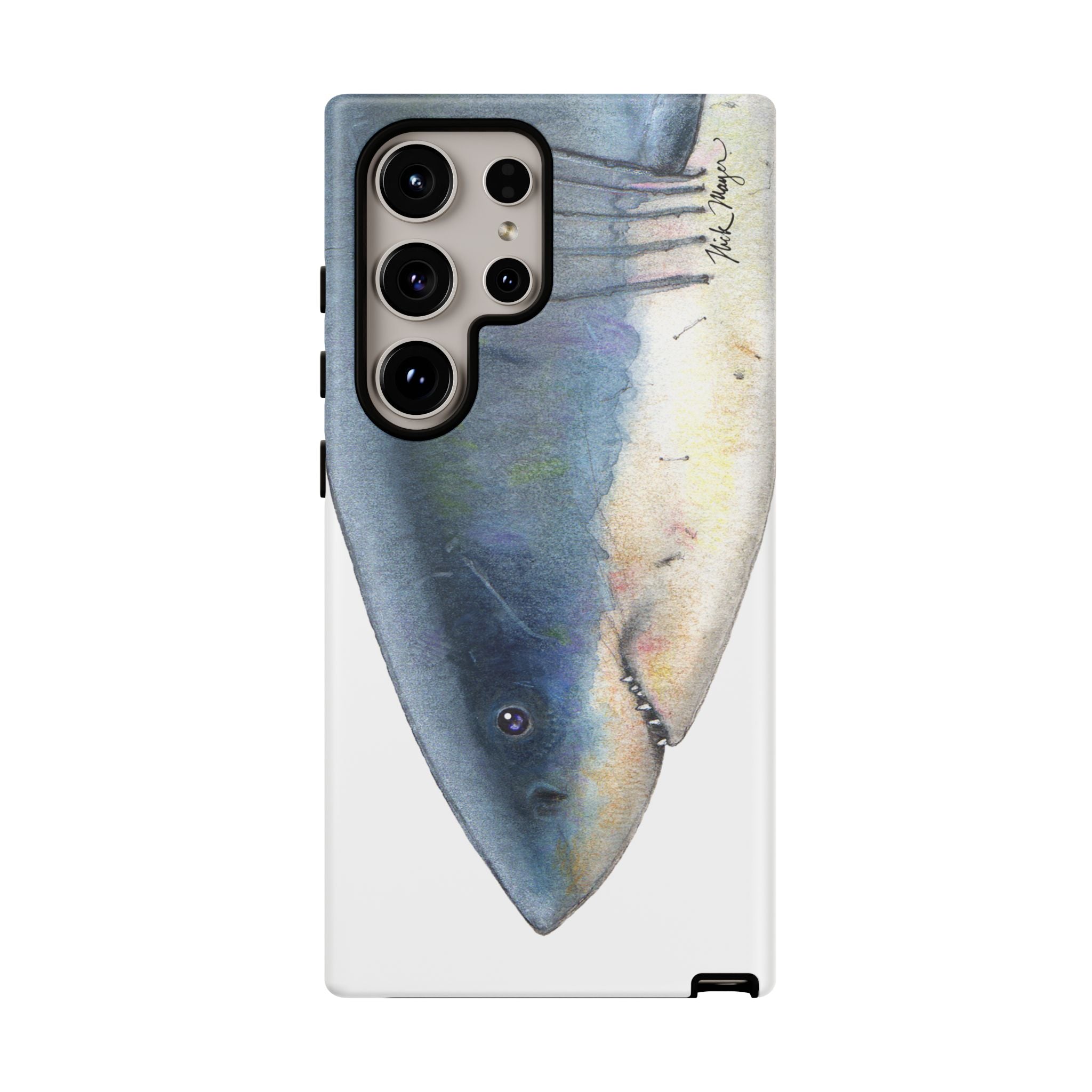 Great White Shark Face Phone Case (Samsung) Printify