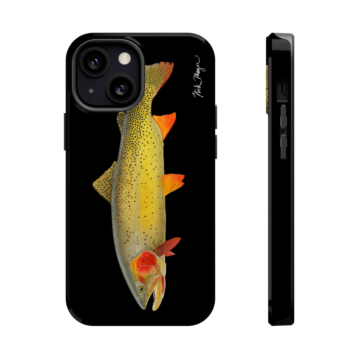 Cutthroat Trout 1 Black MagSafe iPhone Case Printify