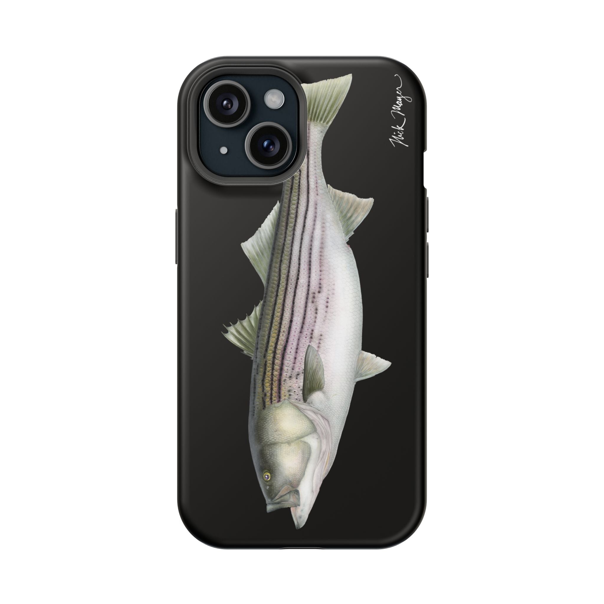30 lb Striper MagSafe Black iPhone Case