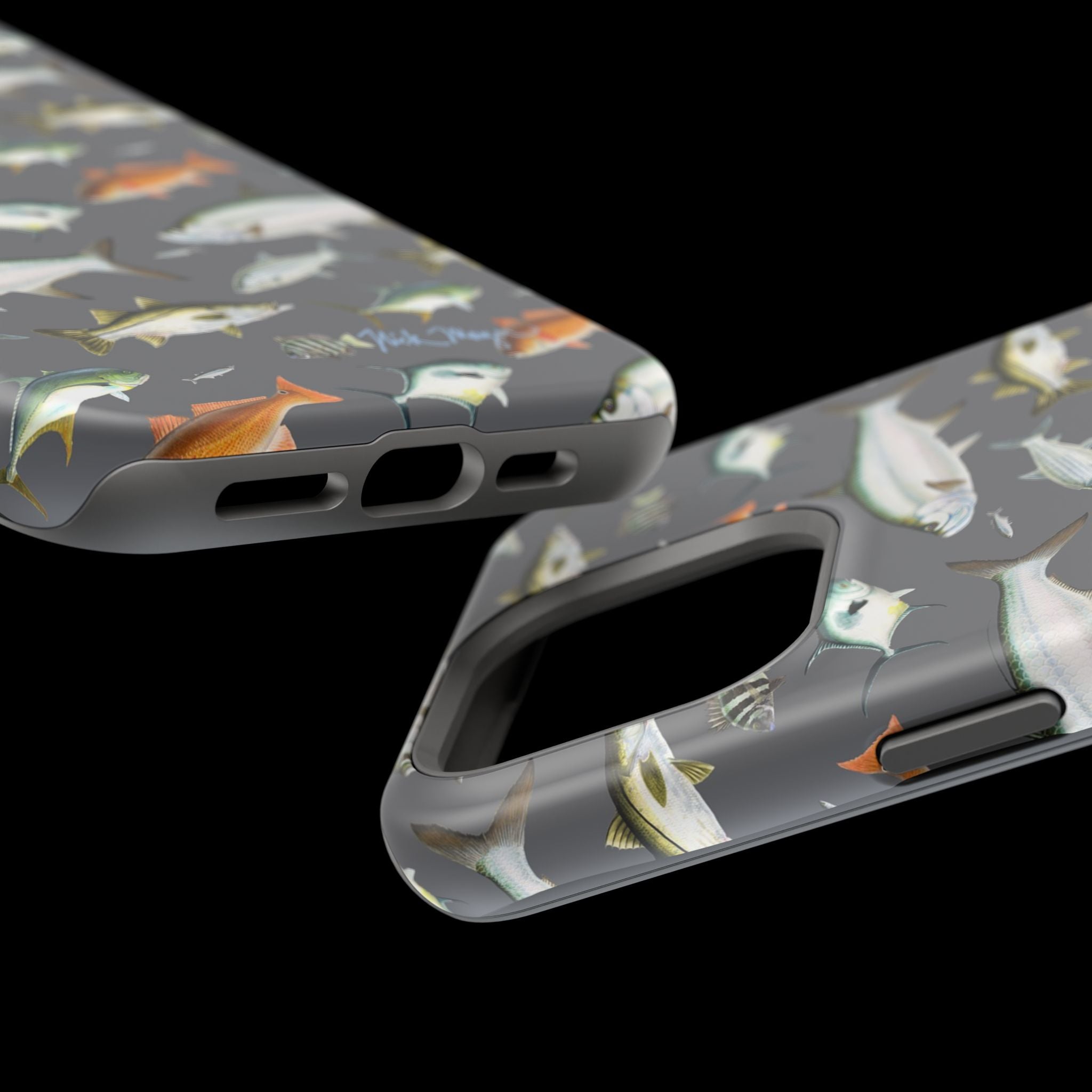 NEW Southern Fish Grey MagSafe iPhone Case