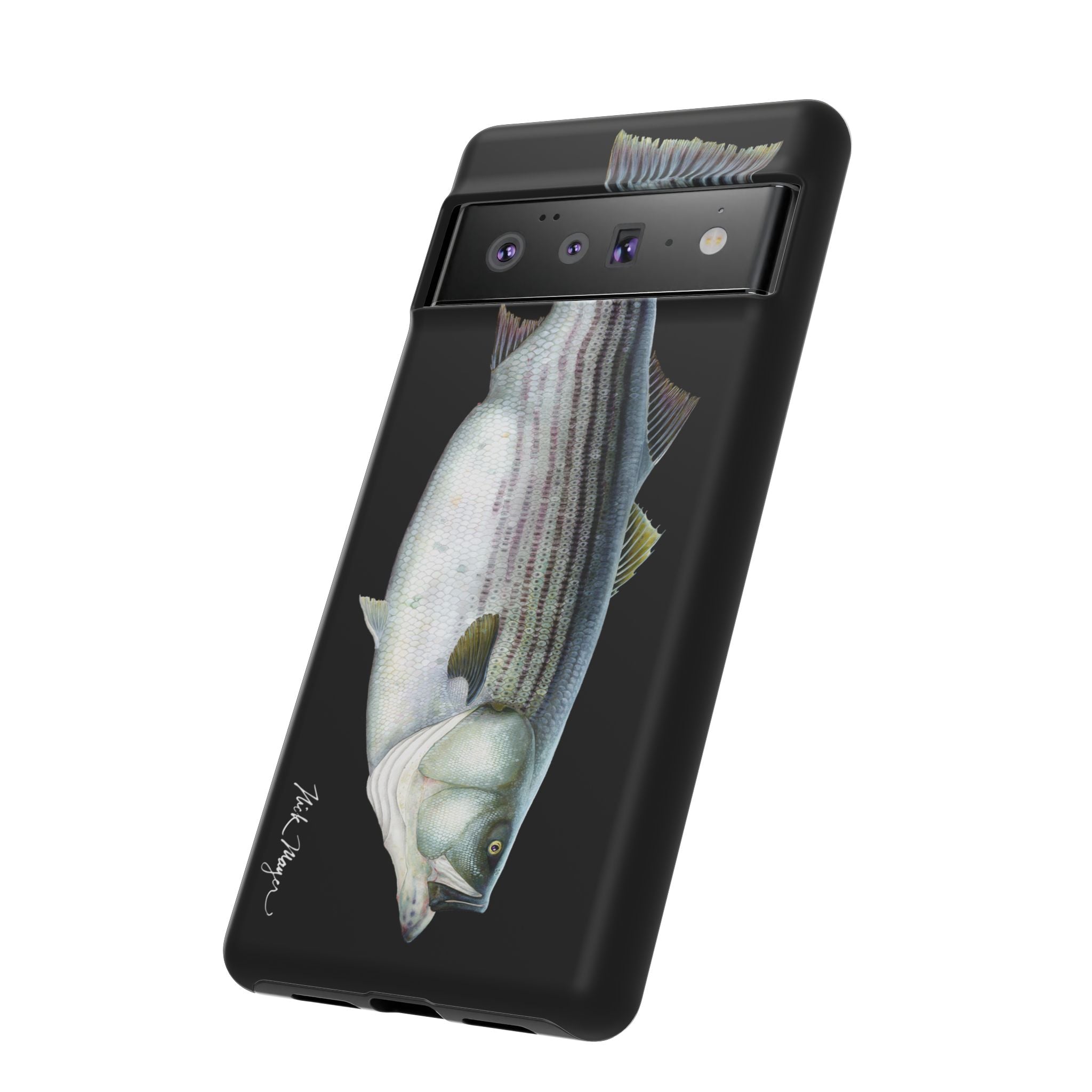 Cow Striper Phone Case (Samsung) - black