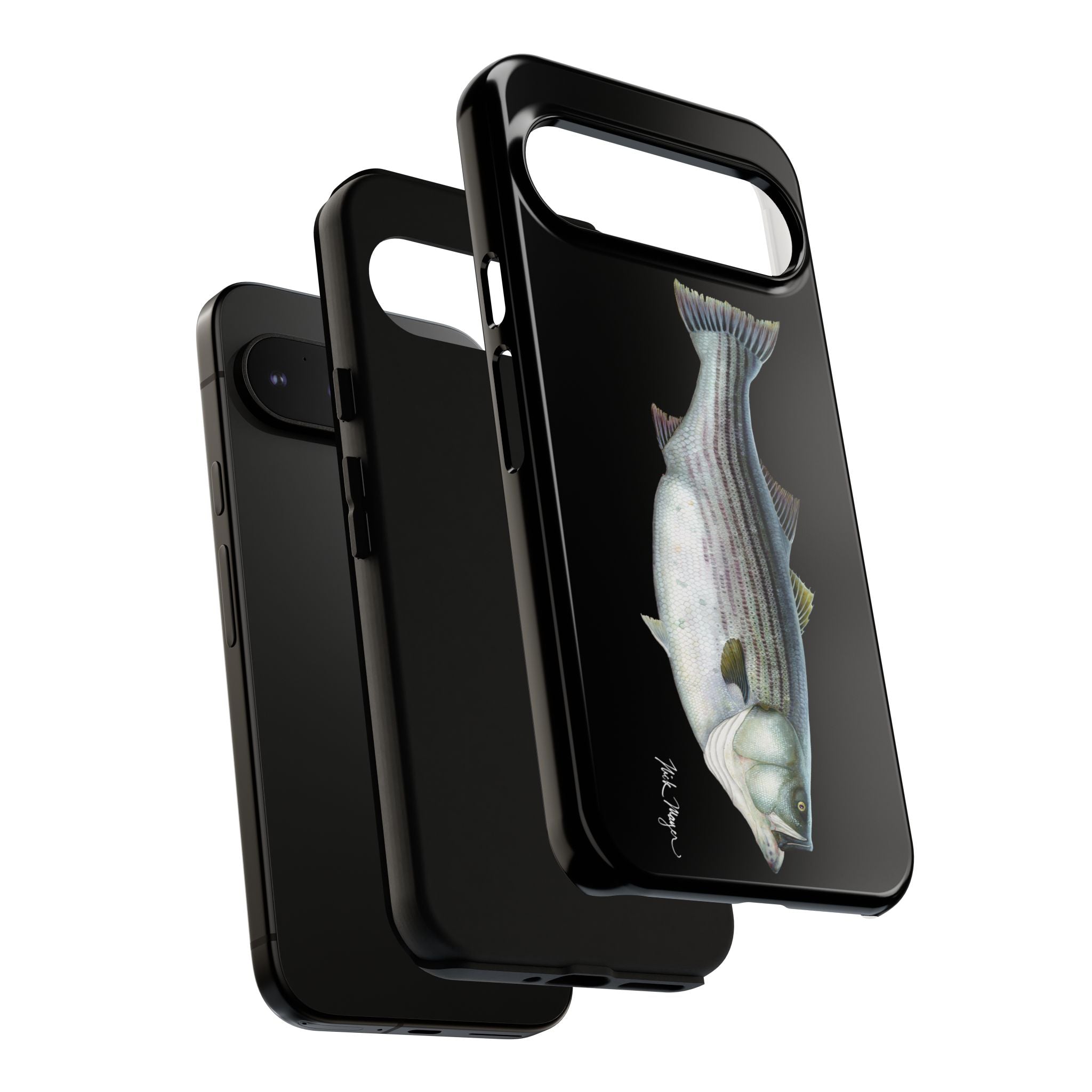Cow Striper Phone Case (Samsung) - black