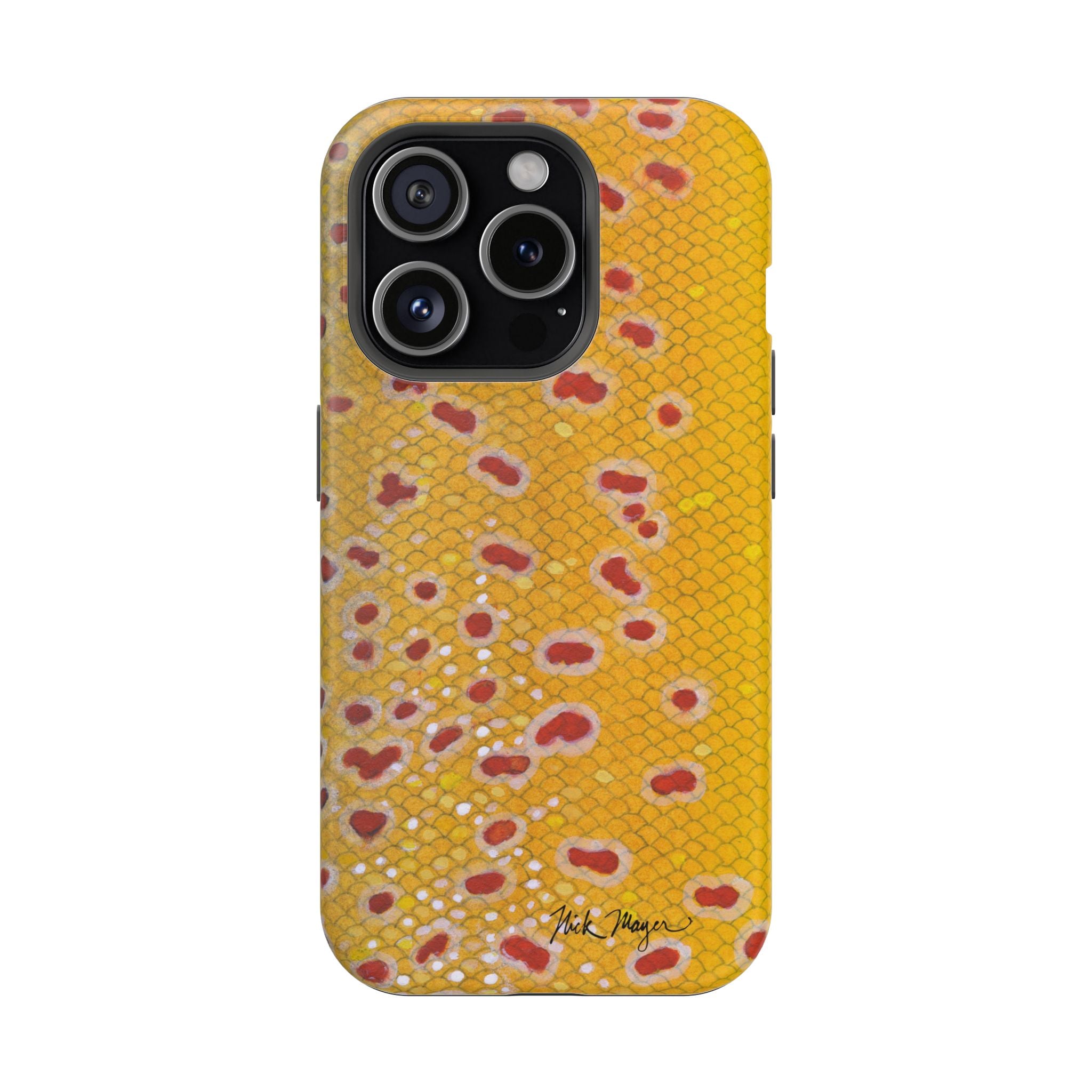 Brown Trout 3 Skin MagSafe iPhone Case