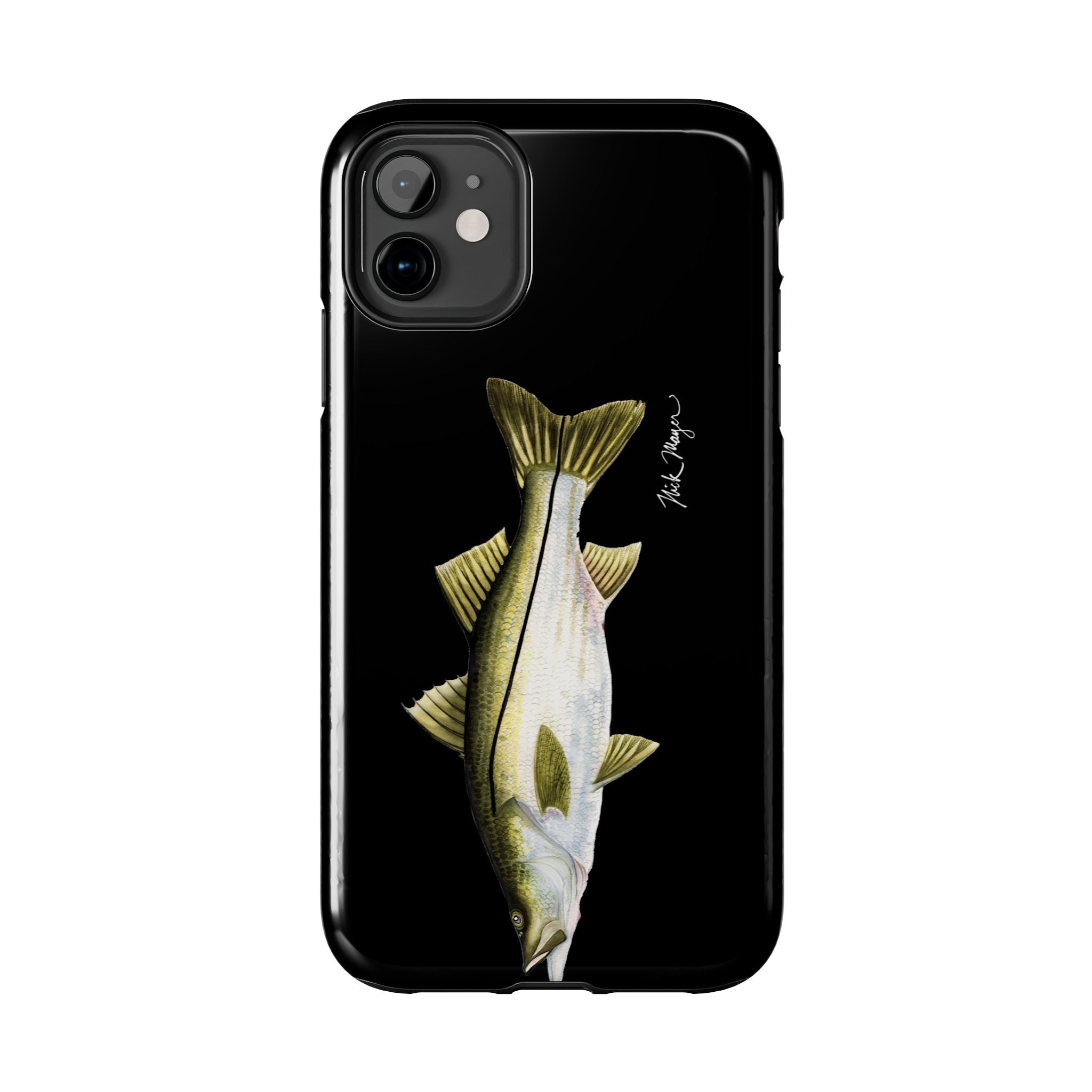 Snook Black Phone Case (iPhone)