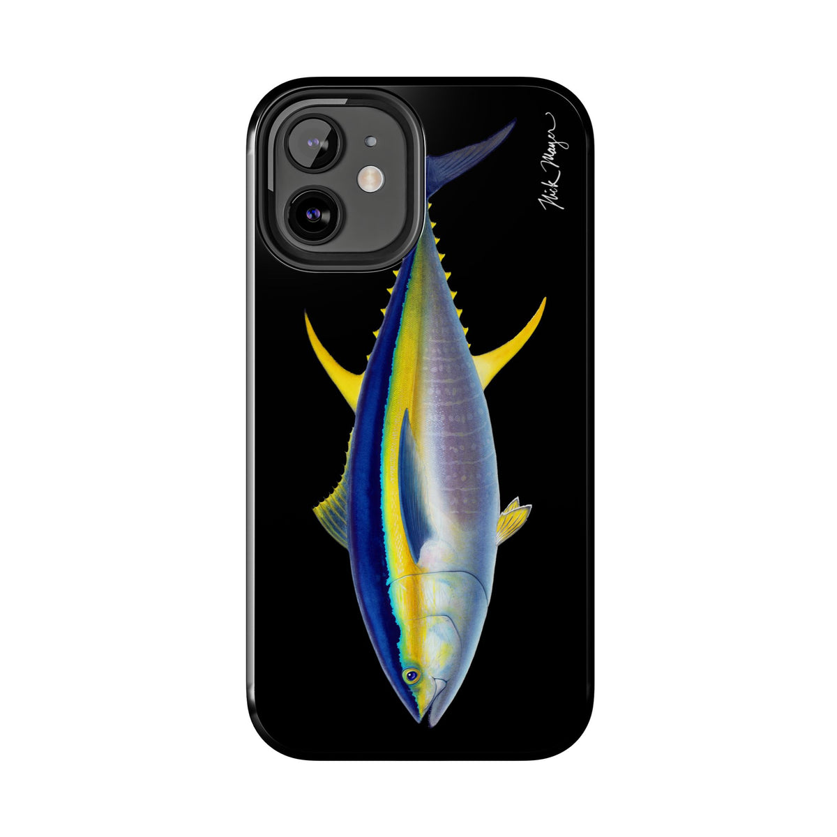 Yellowfin Tuna Black Phone Case (iPhone) Printify