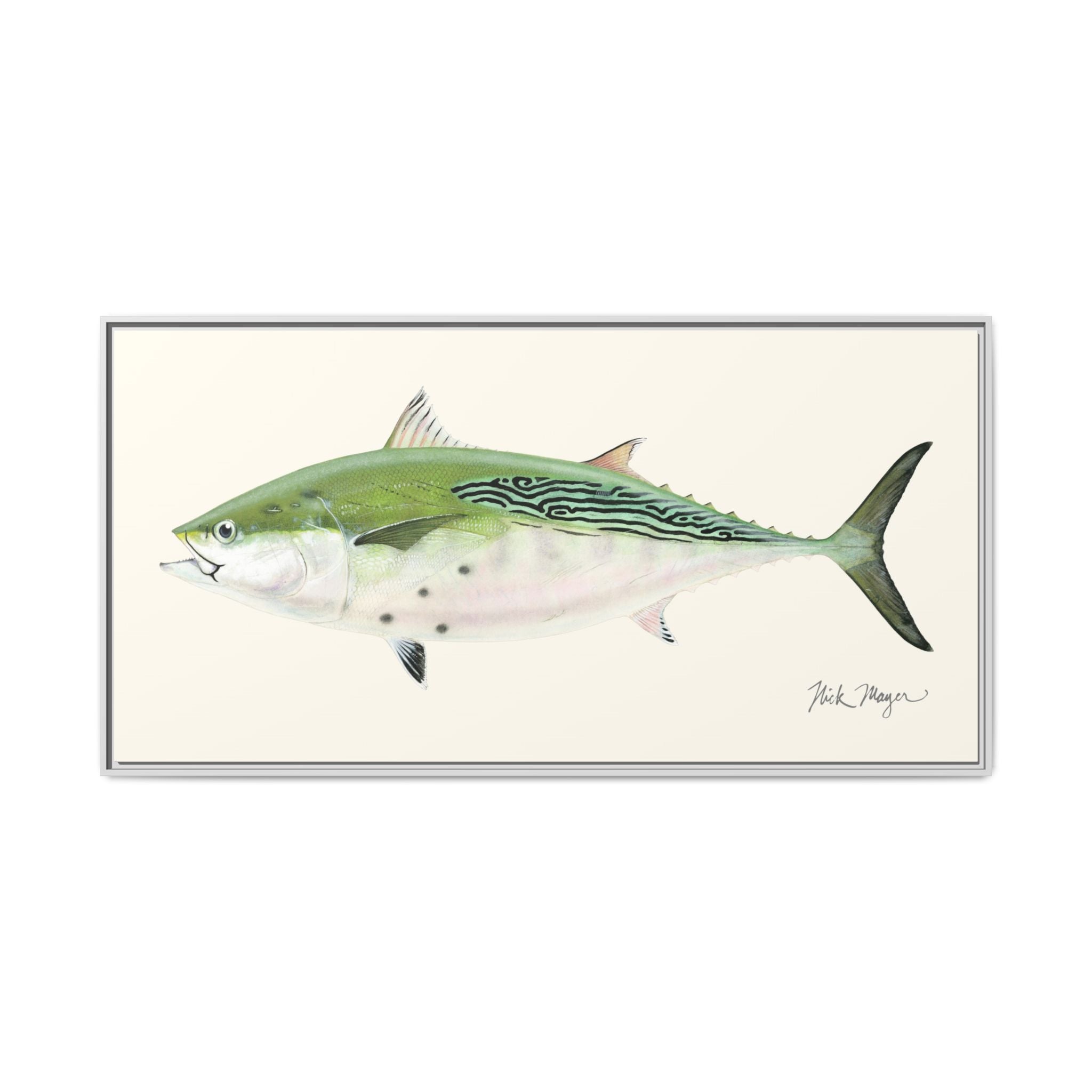 Albie Framed Canvas Print