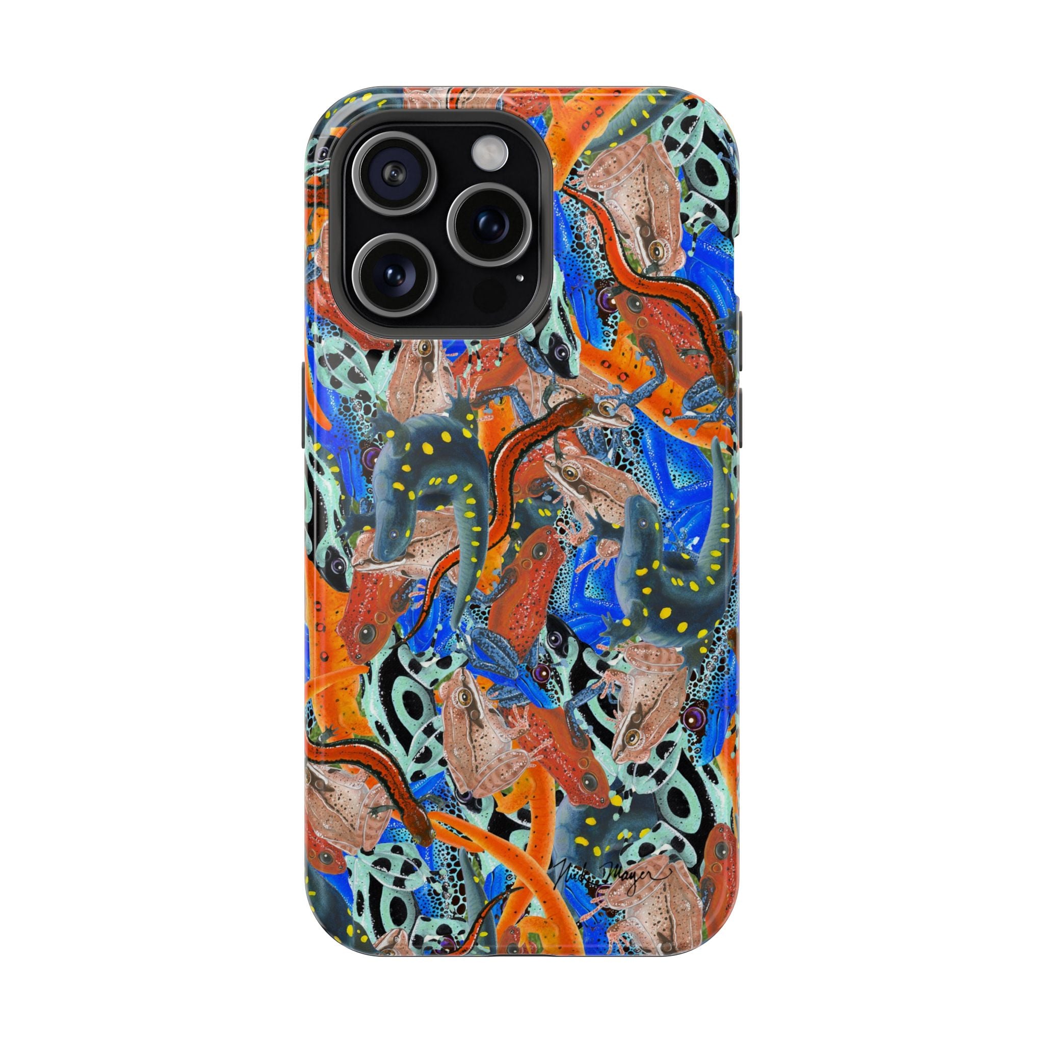 NEW Frogs and Salamanders MagSafe iPhone Case