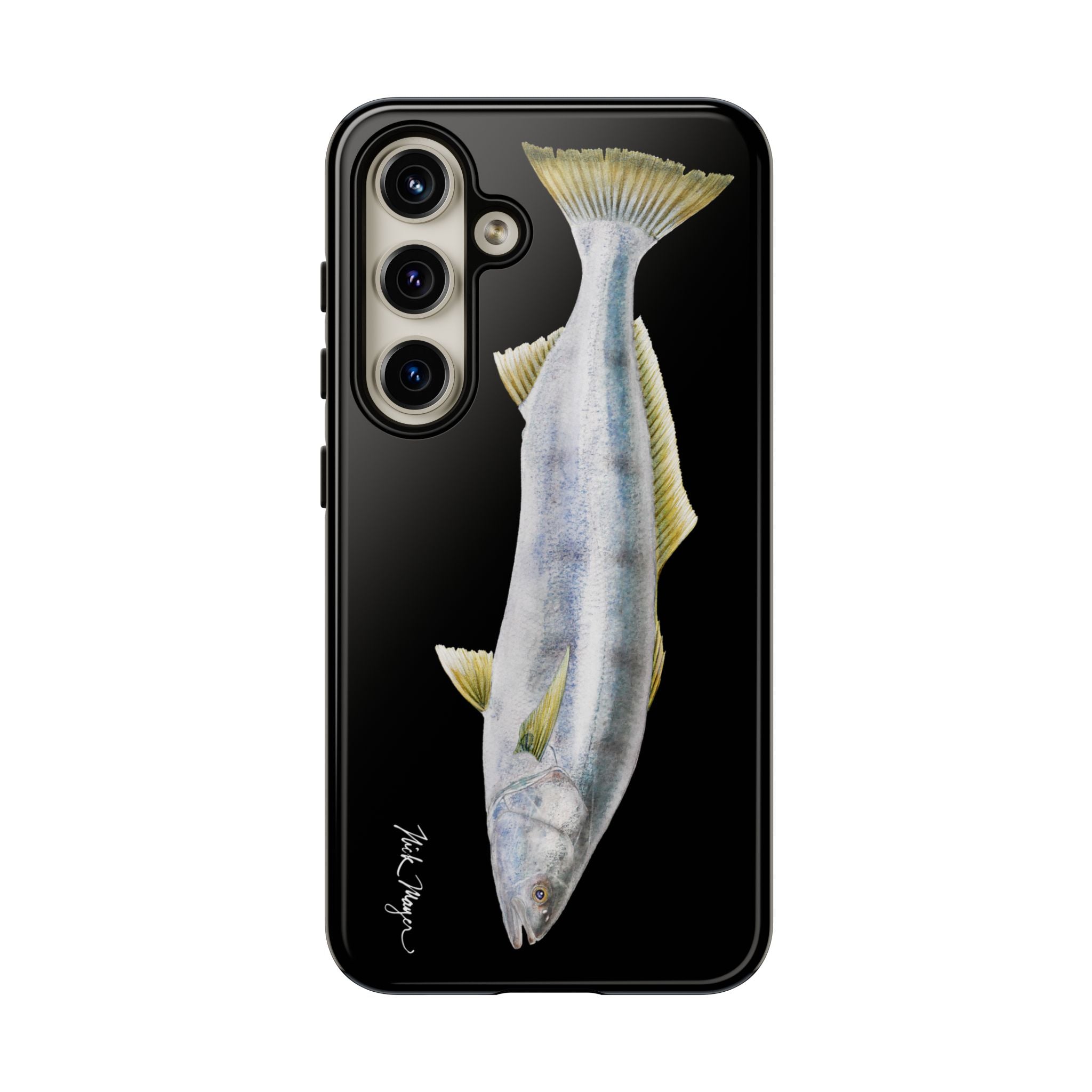 White Sea Bass Phone Case (Samsung) - black