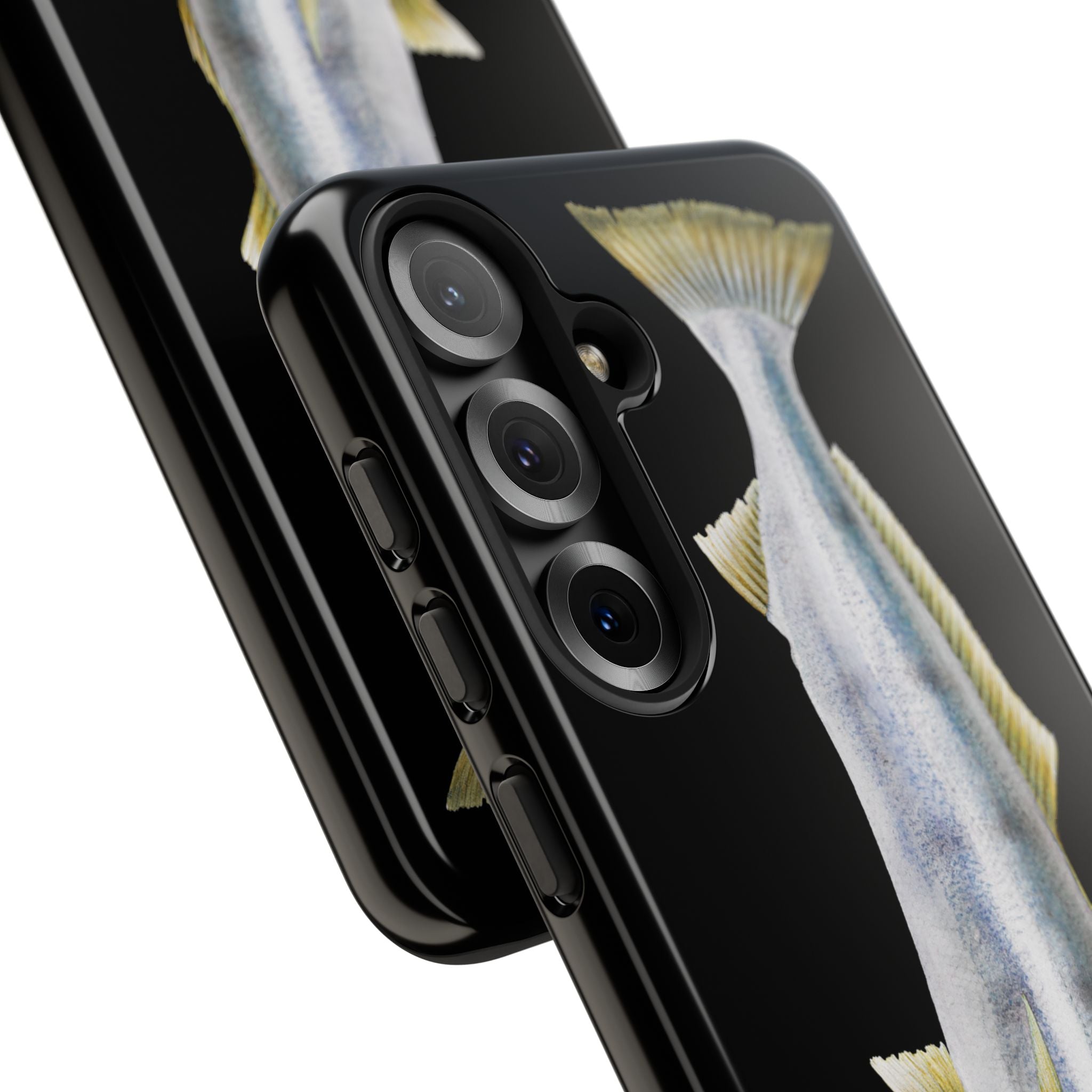 White Sea Bass Phone Case (Samsung) - black