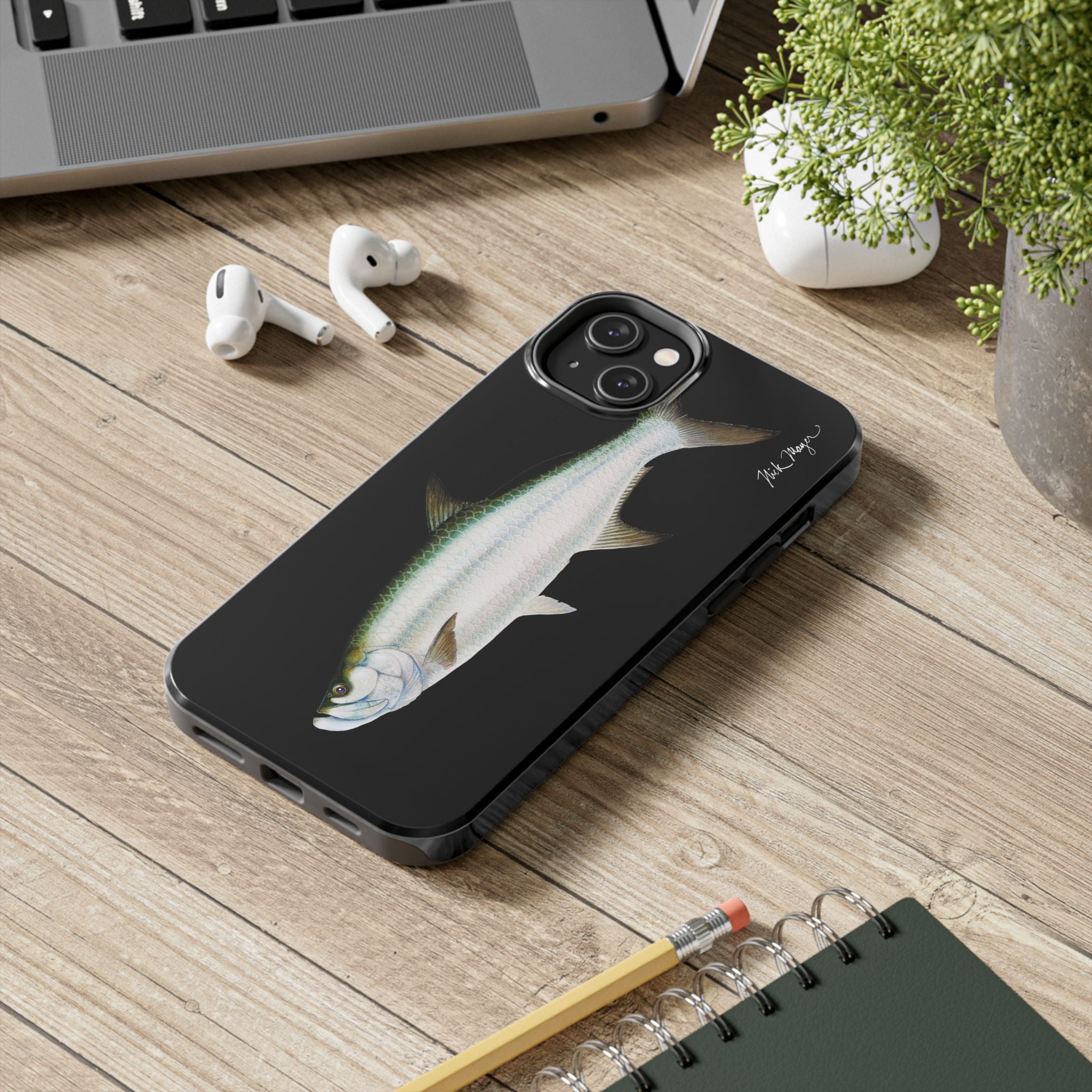 Tarpon Black Phone Case (iPhone)