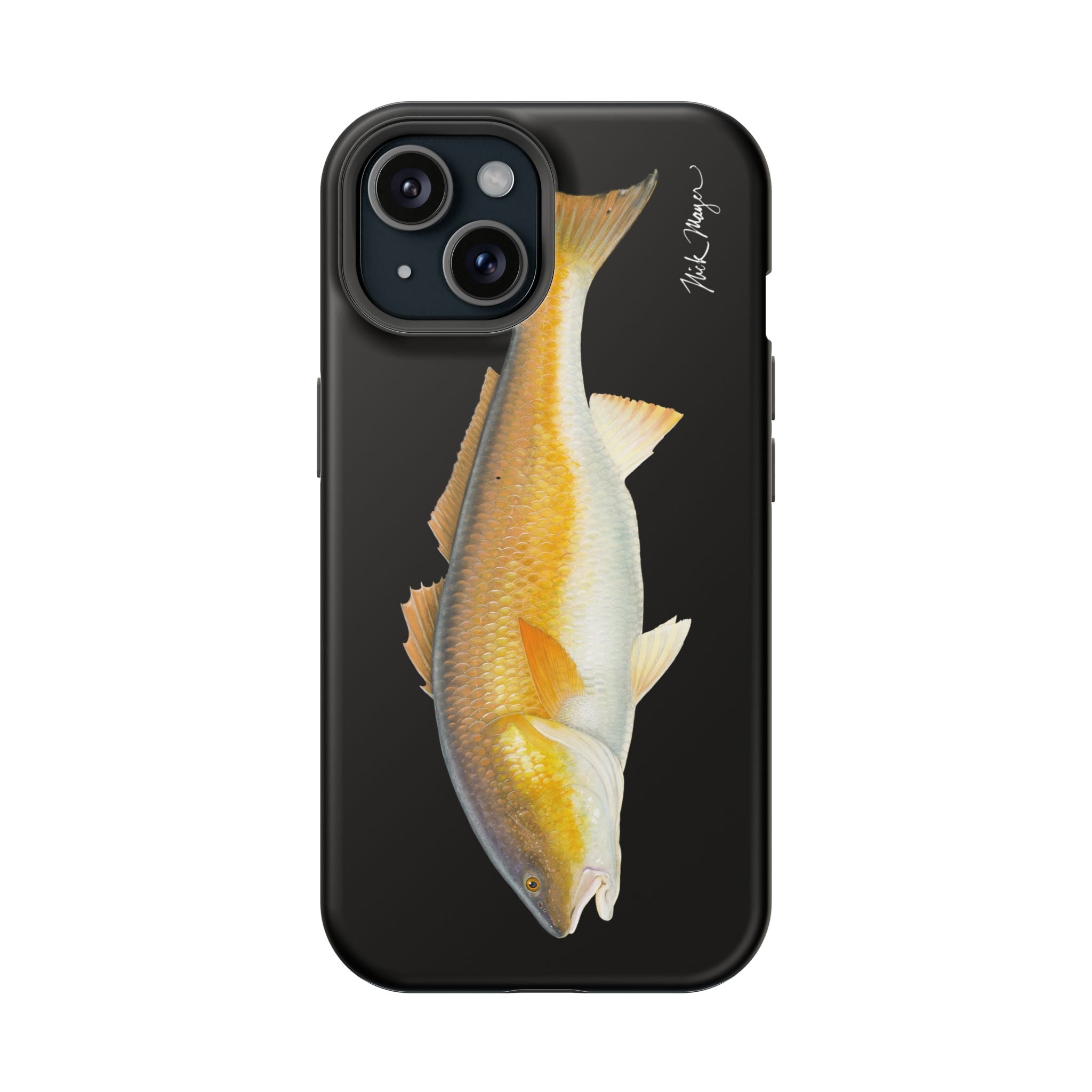 Bull Redfish MagSafe Black iPhone Case