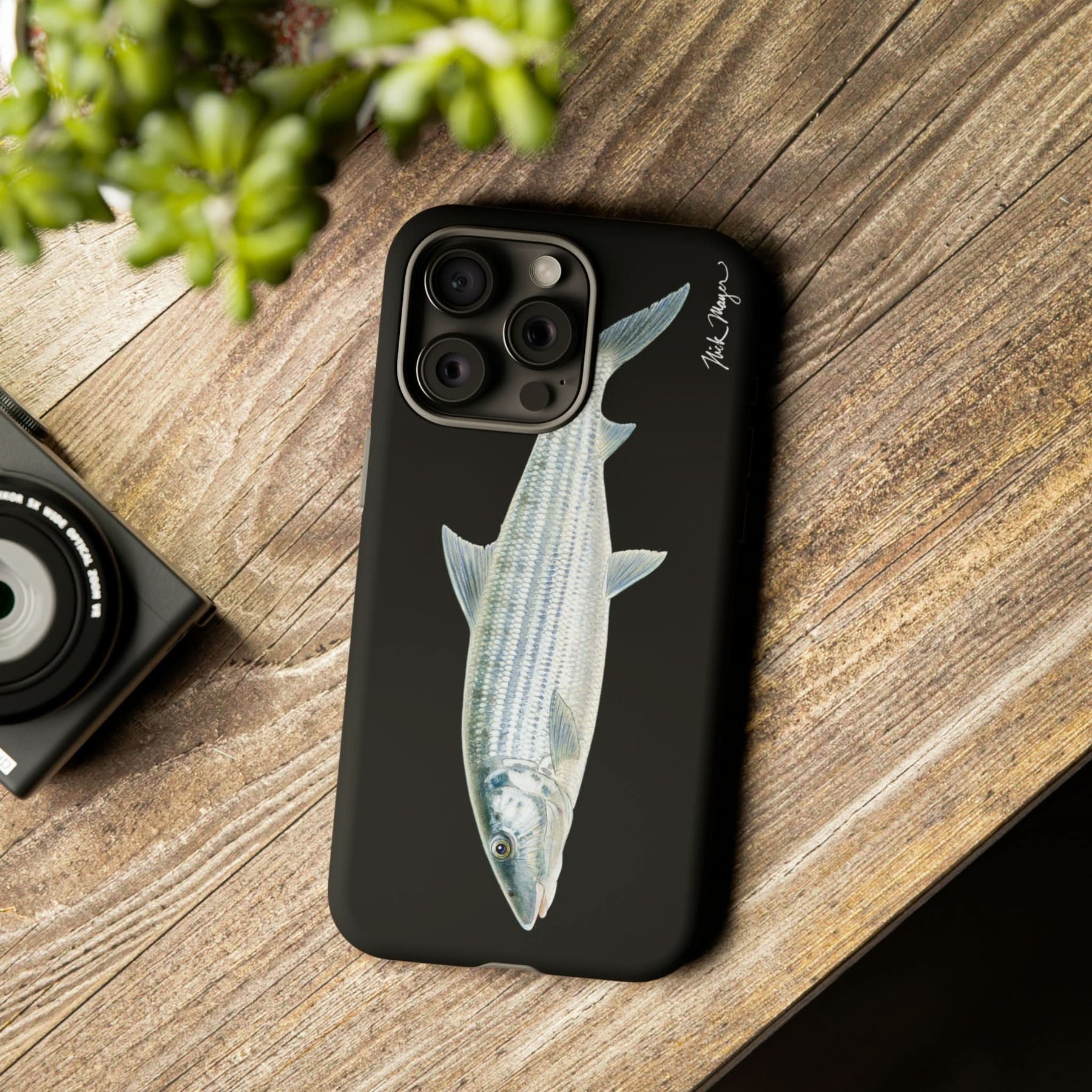 Bonefish Black iPhone 15 Case