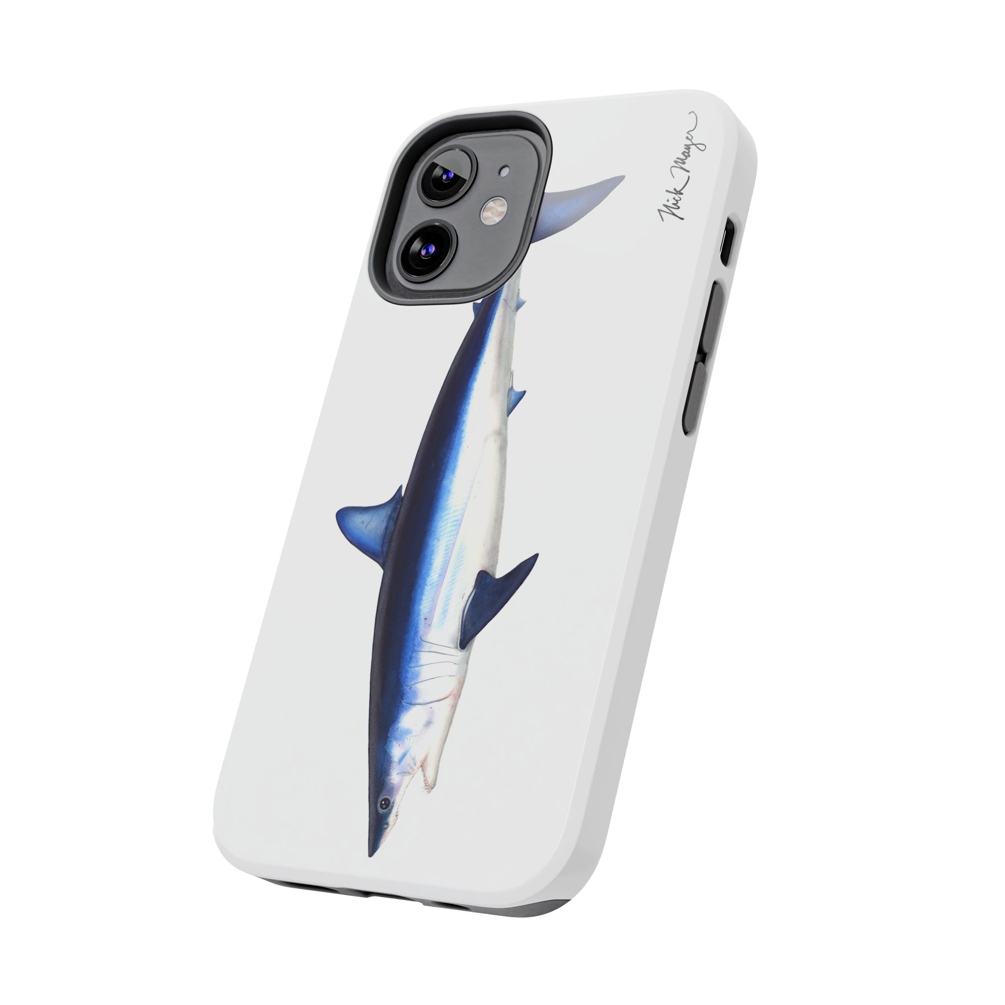 Mako Shark White Phone Case (iPhone)