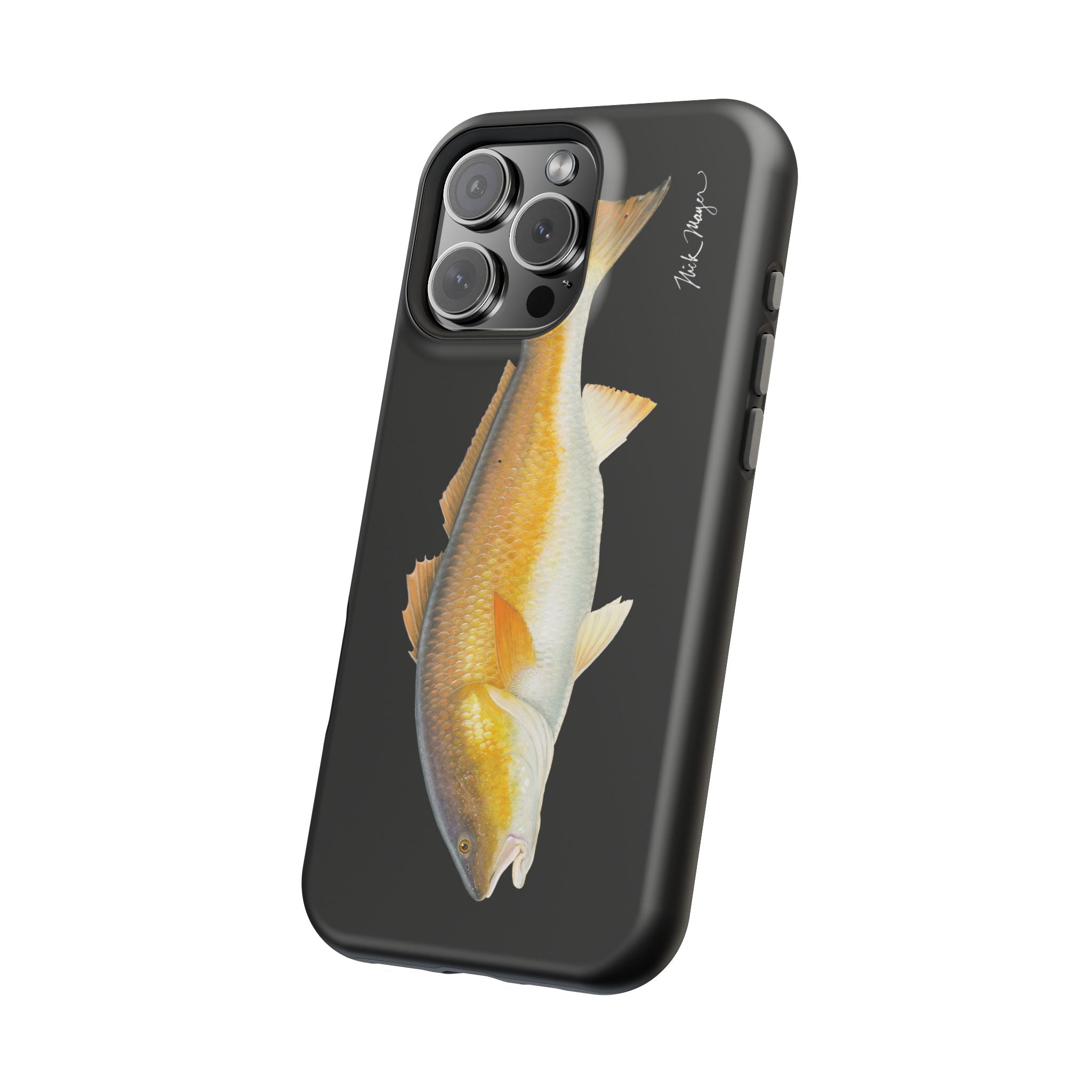 Bull Redfish MagSafe Black iPhone Case
