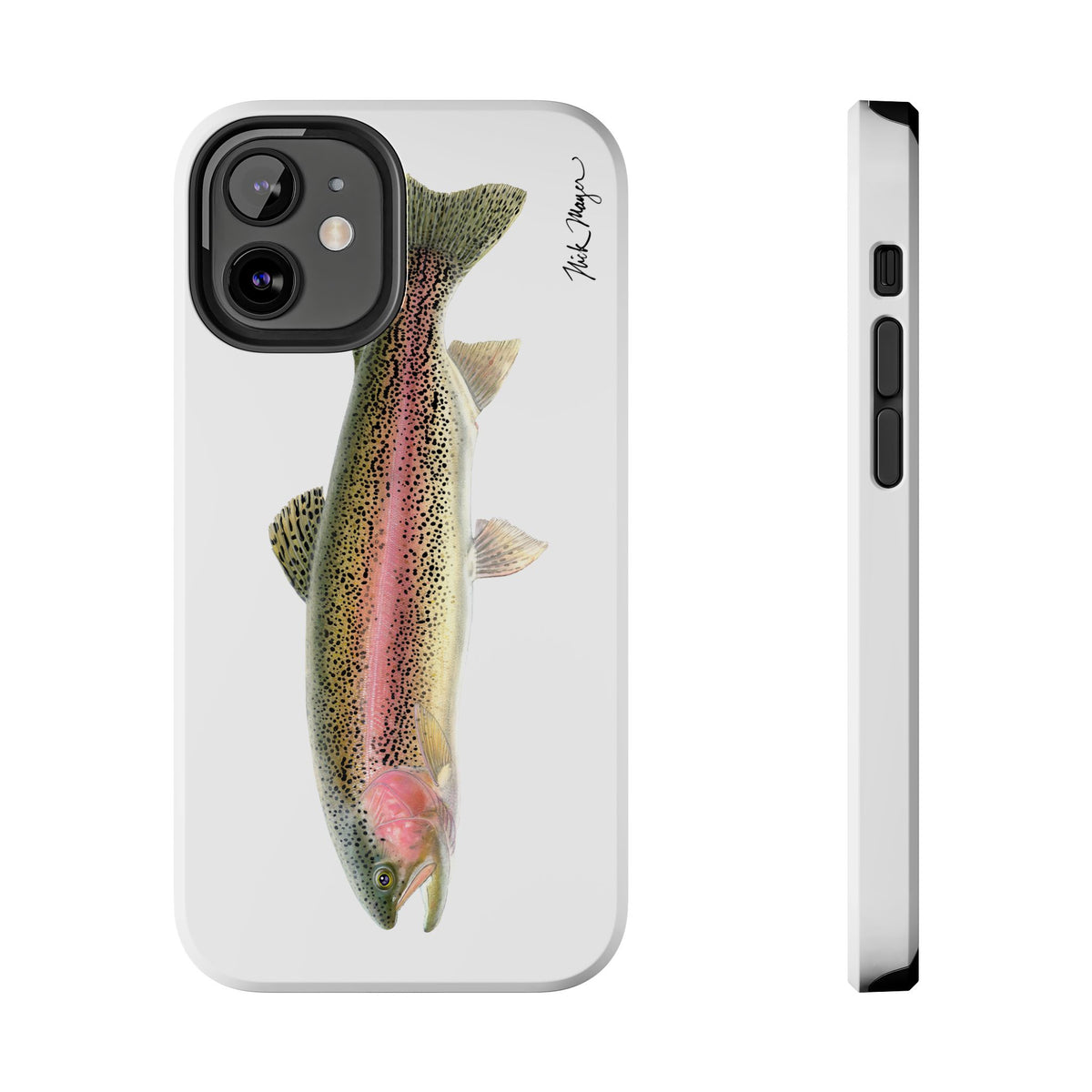 Rainbow Trout White Phone Case (iPhone) Printify