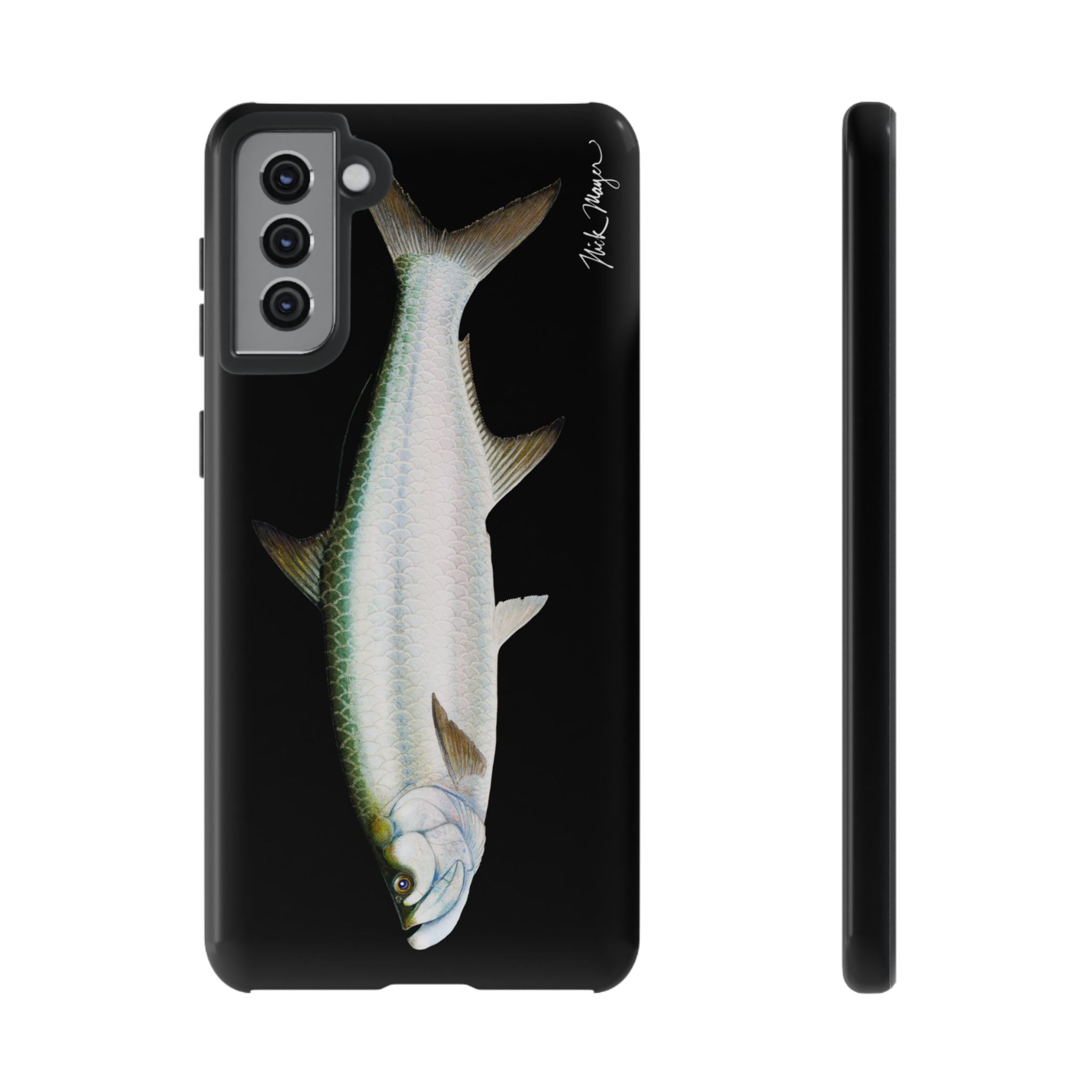 Tarpon Black Phone Case (Samsung) Printify