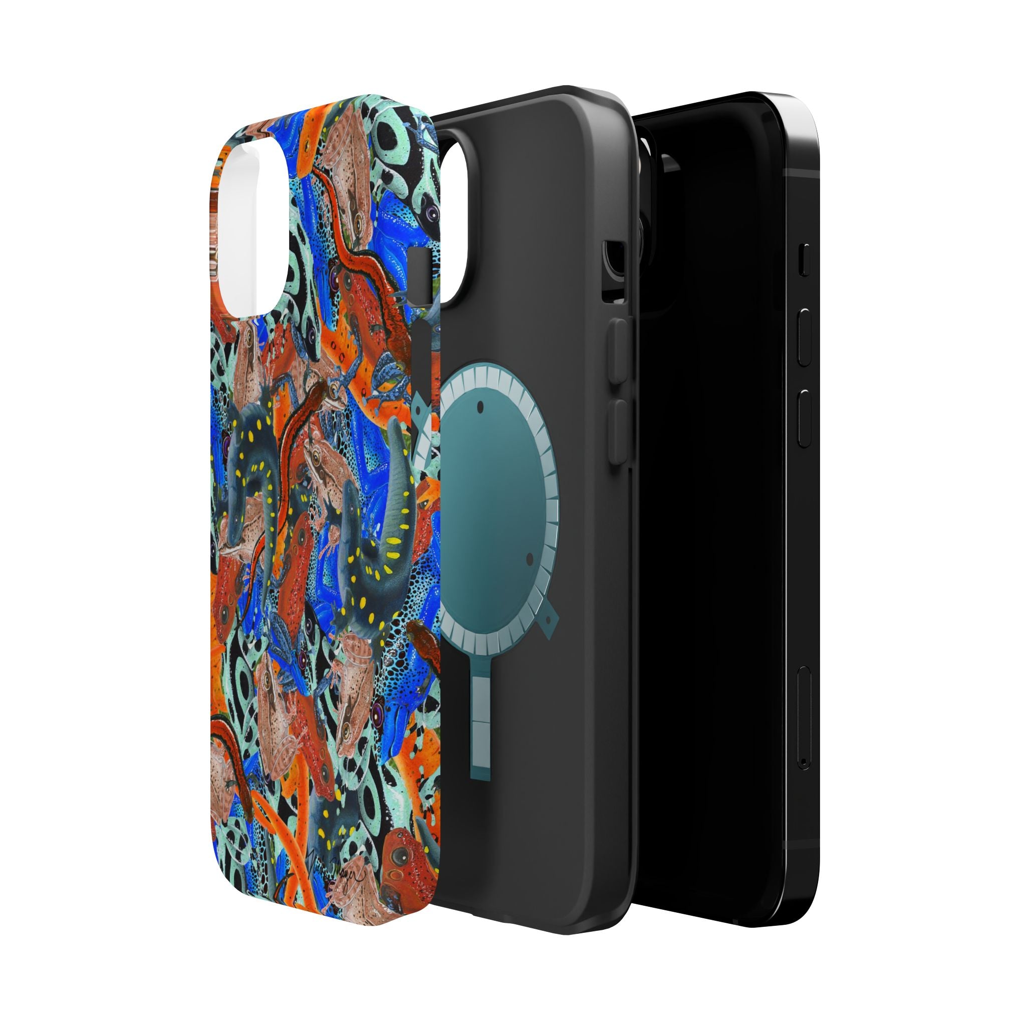 Frogs and Salamanders MagSafe iPhone Case