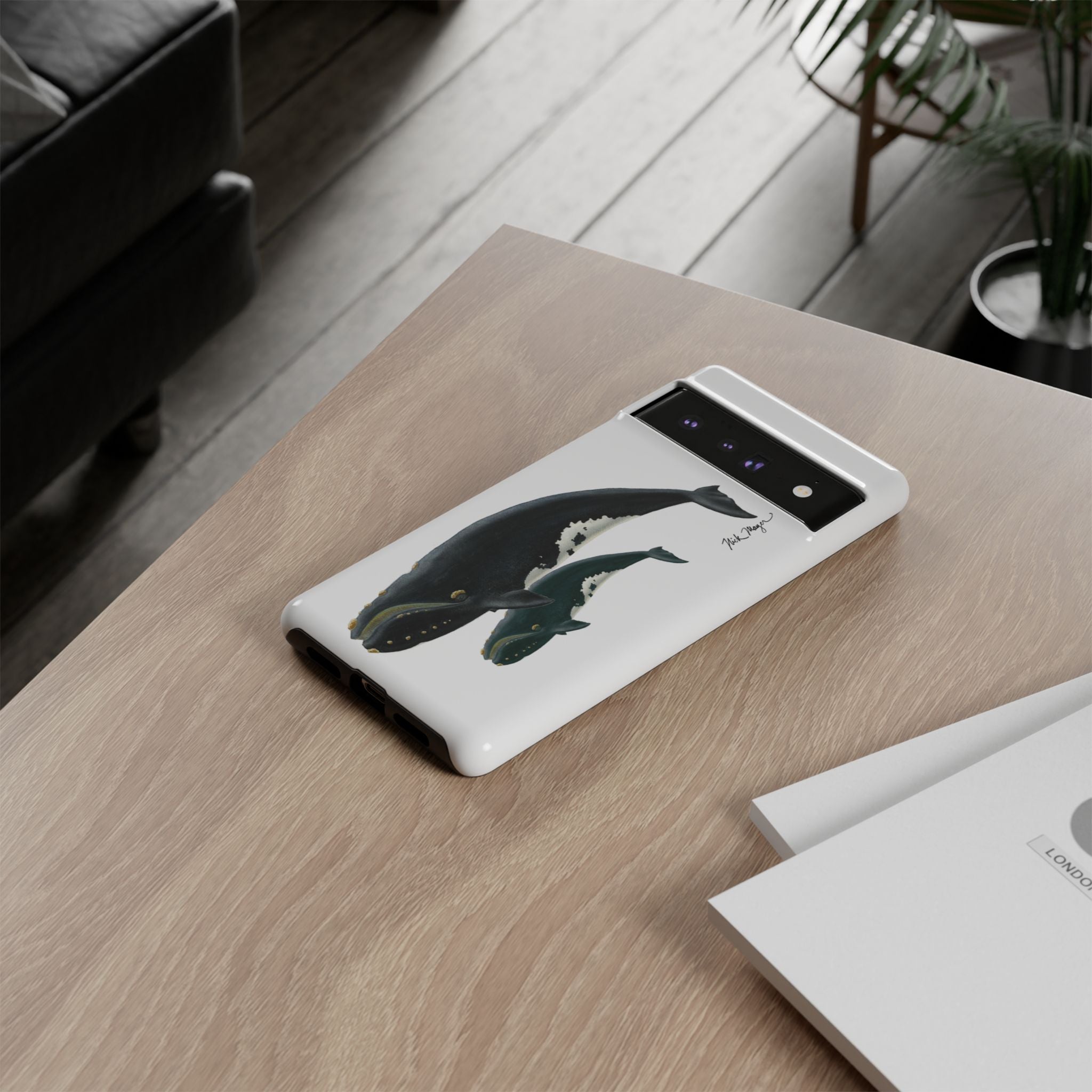 Mother & Calf Right Whale Phone Case (Samsung)