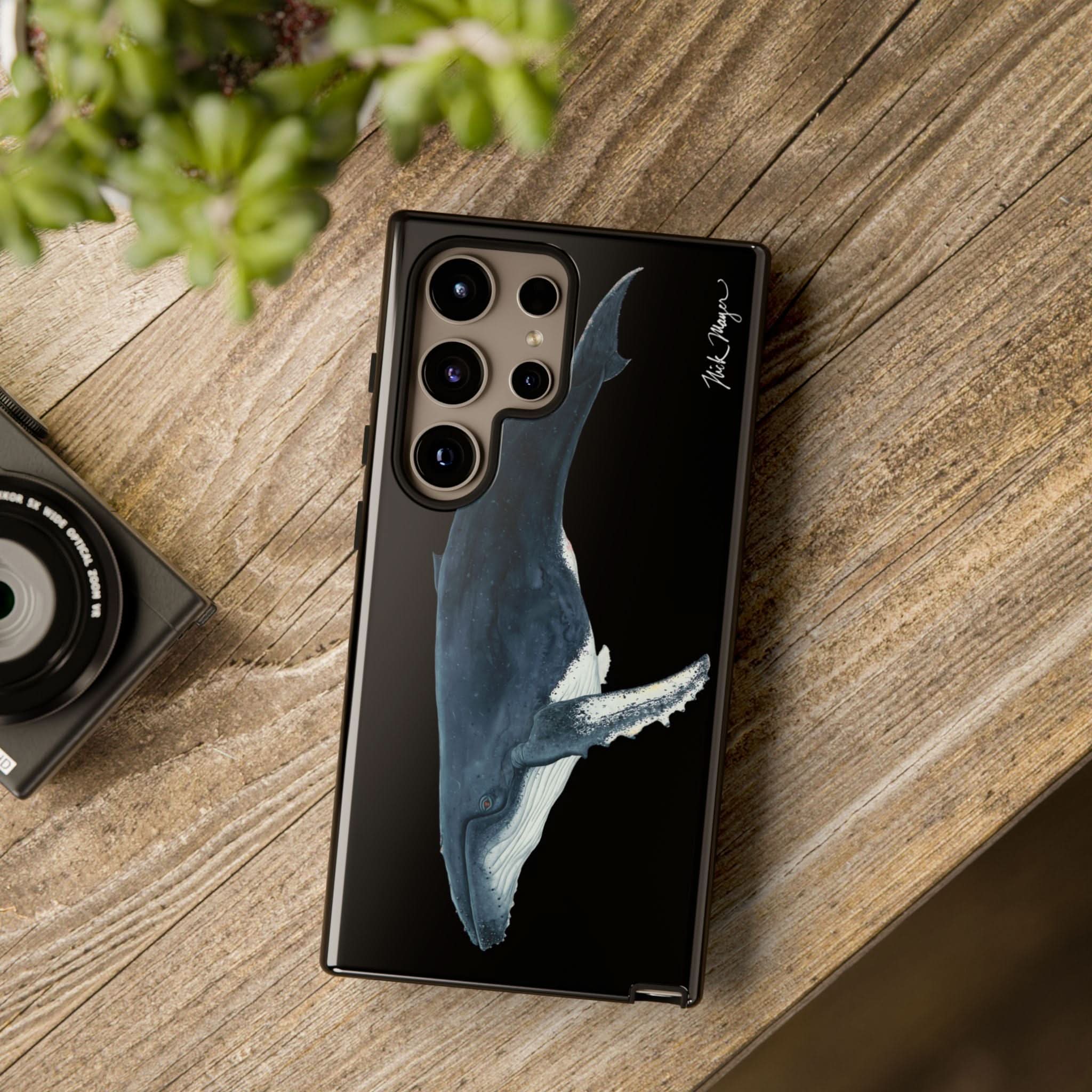 Humpback Black Phone Case (iPhone 16 & Samsung)