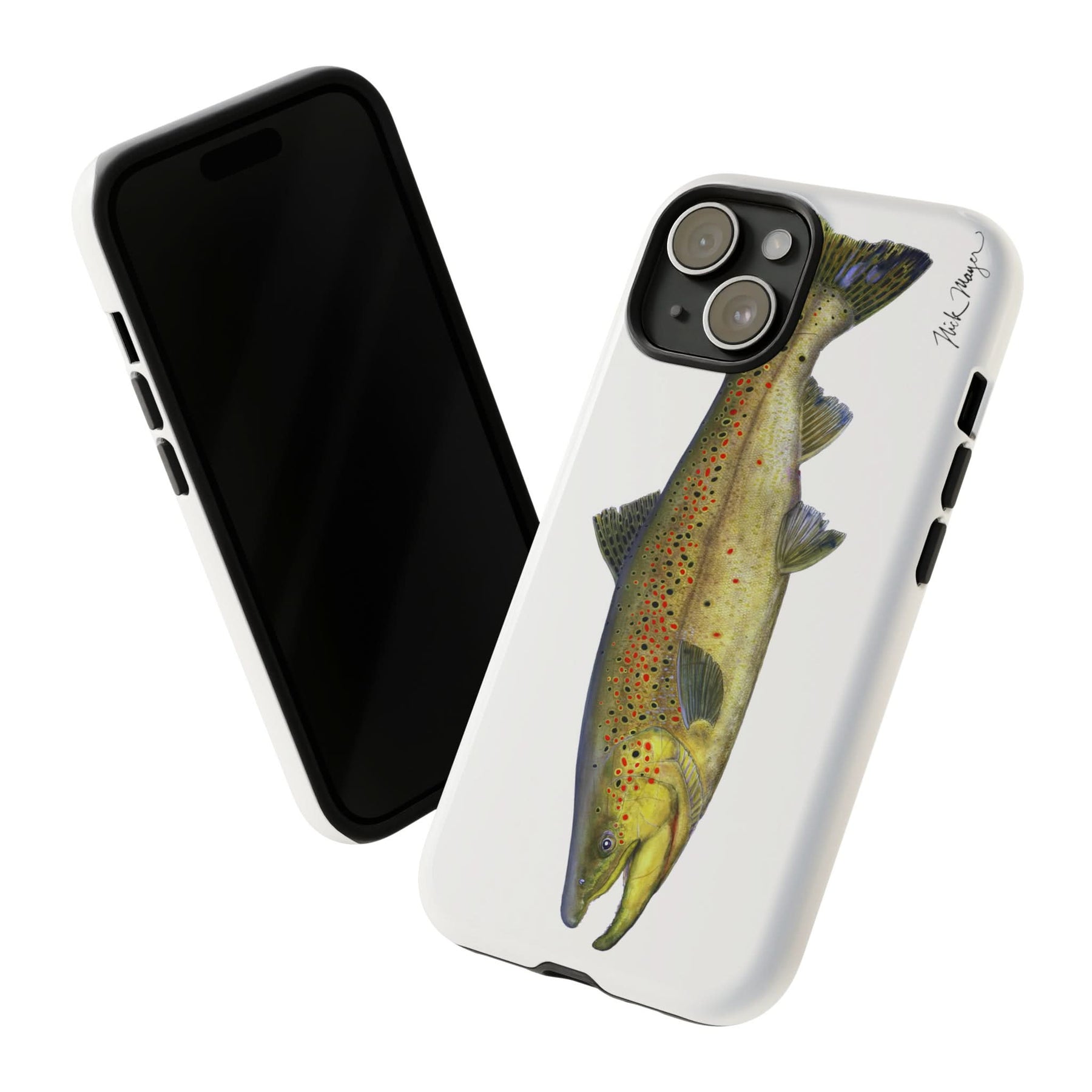 Brown Trout iPhone 15 Case