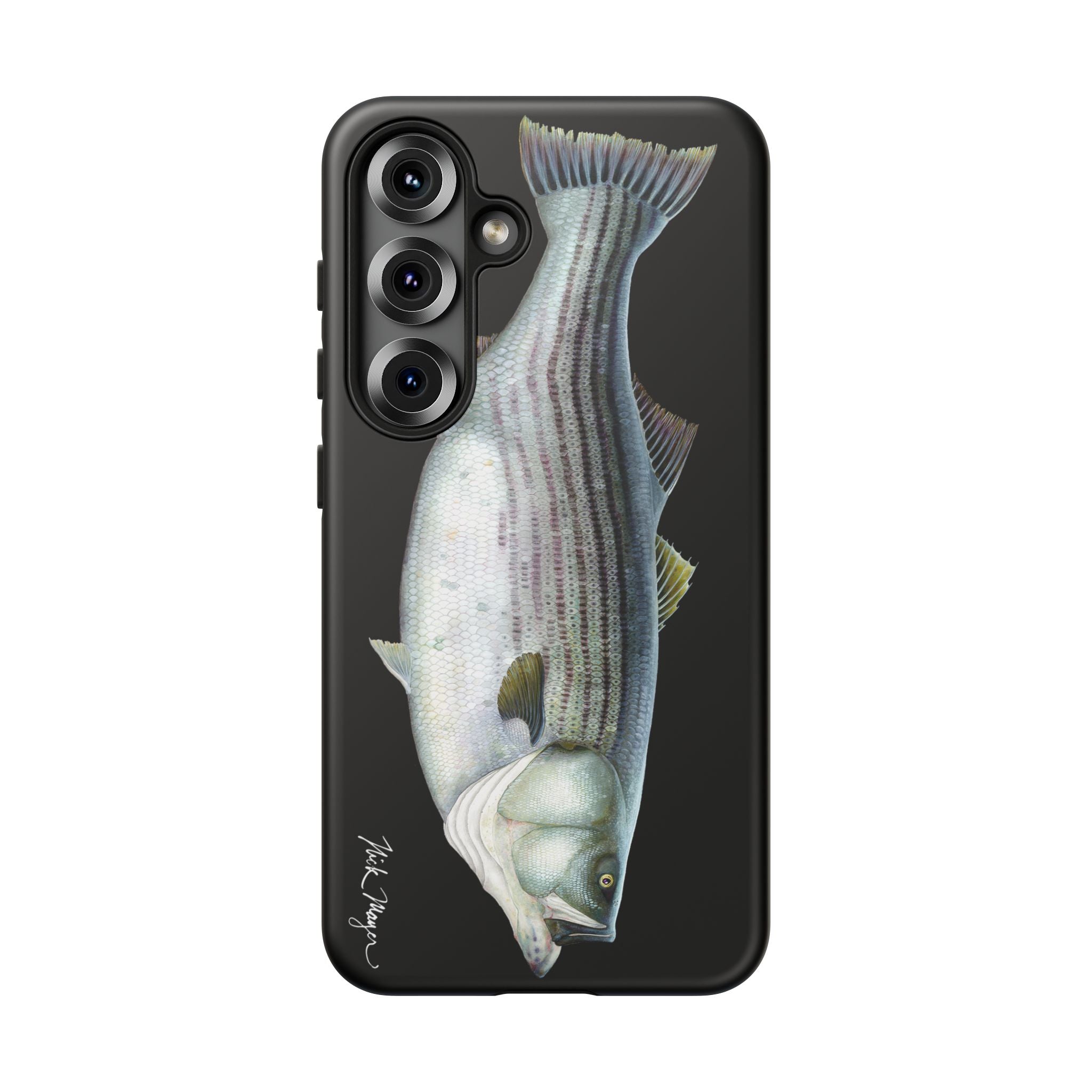 Cow Striper Phone Case (Samsung) - black