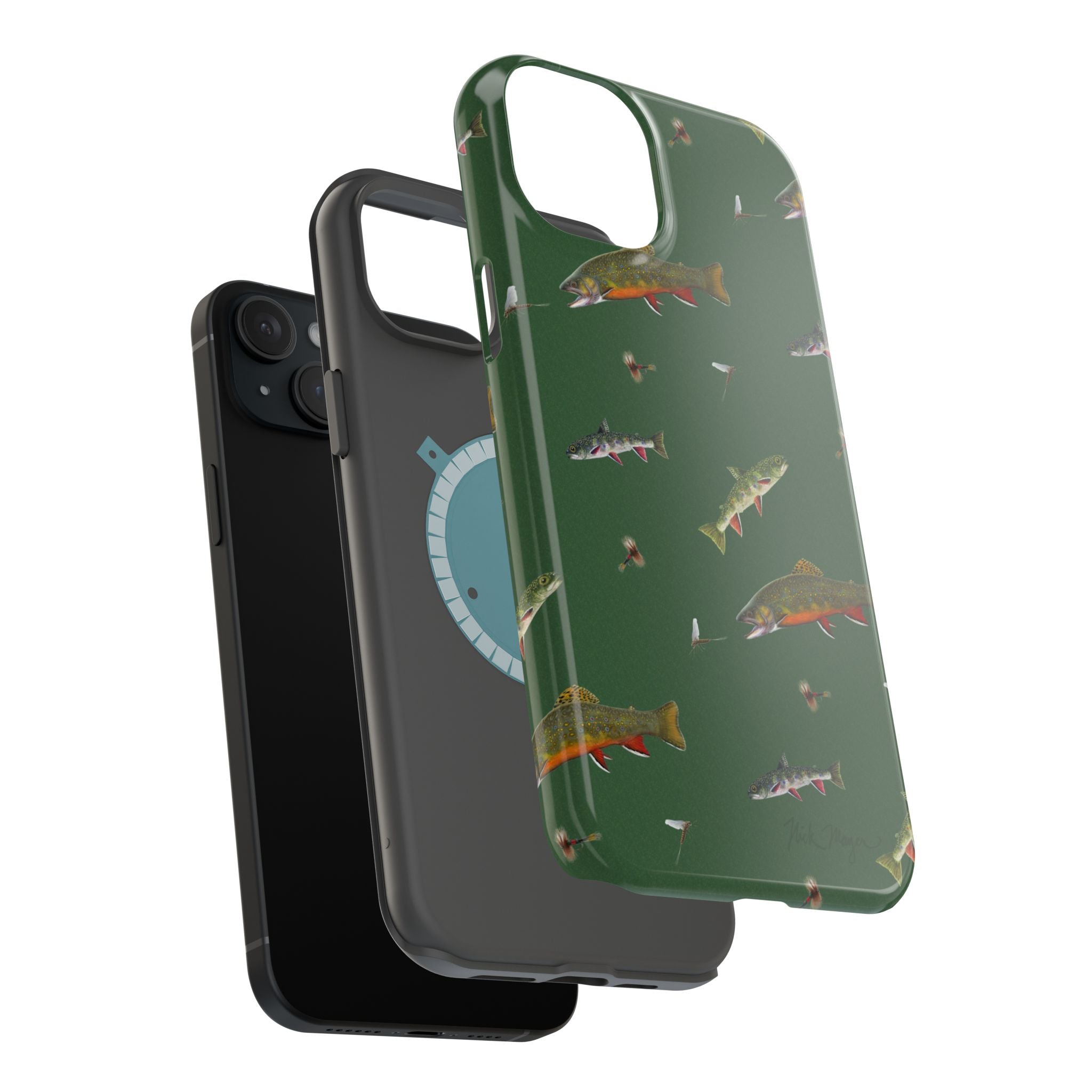 Trout and Flies MagSafe iPhone Case