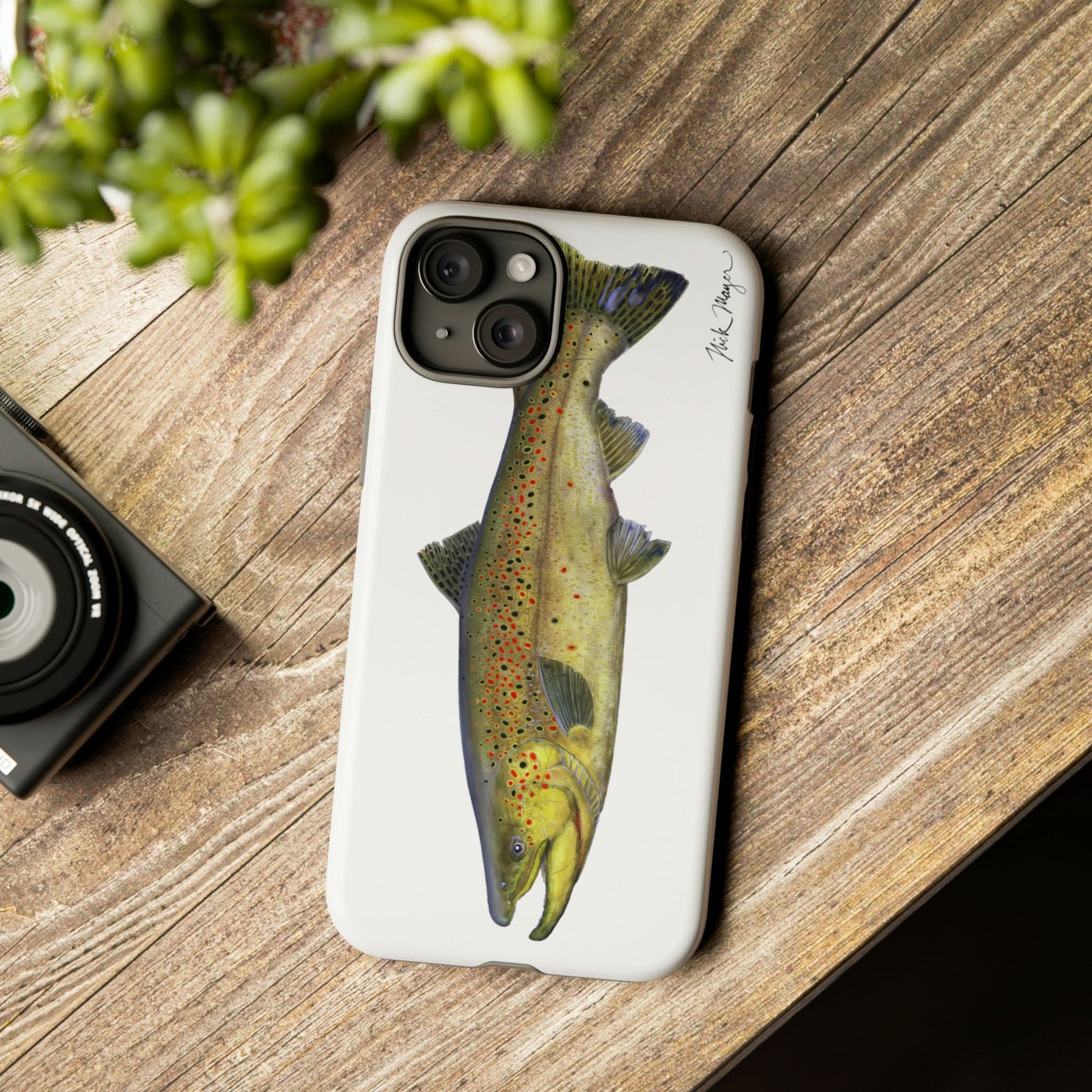 Brown Trout iPhone 15 Case