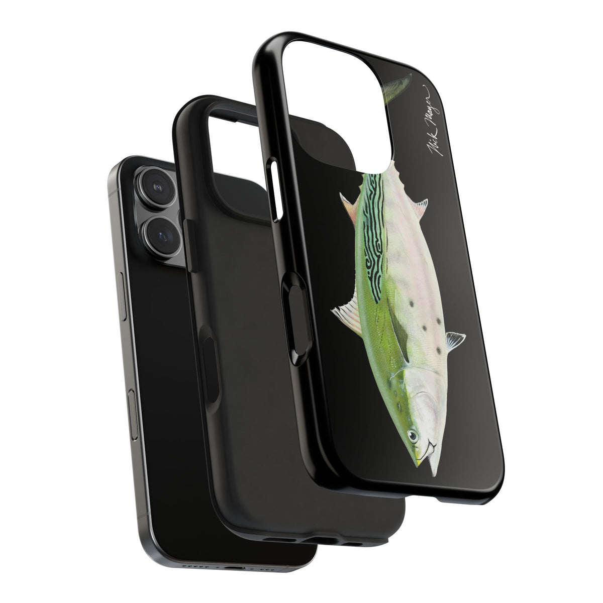 Albie Black Phone Case (iPhone) Printify