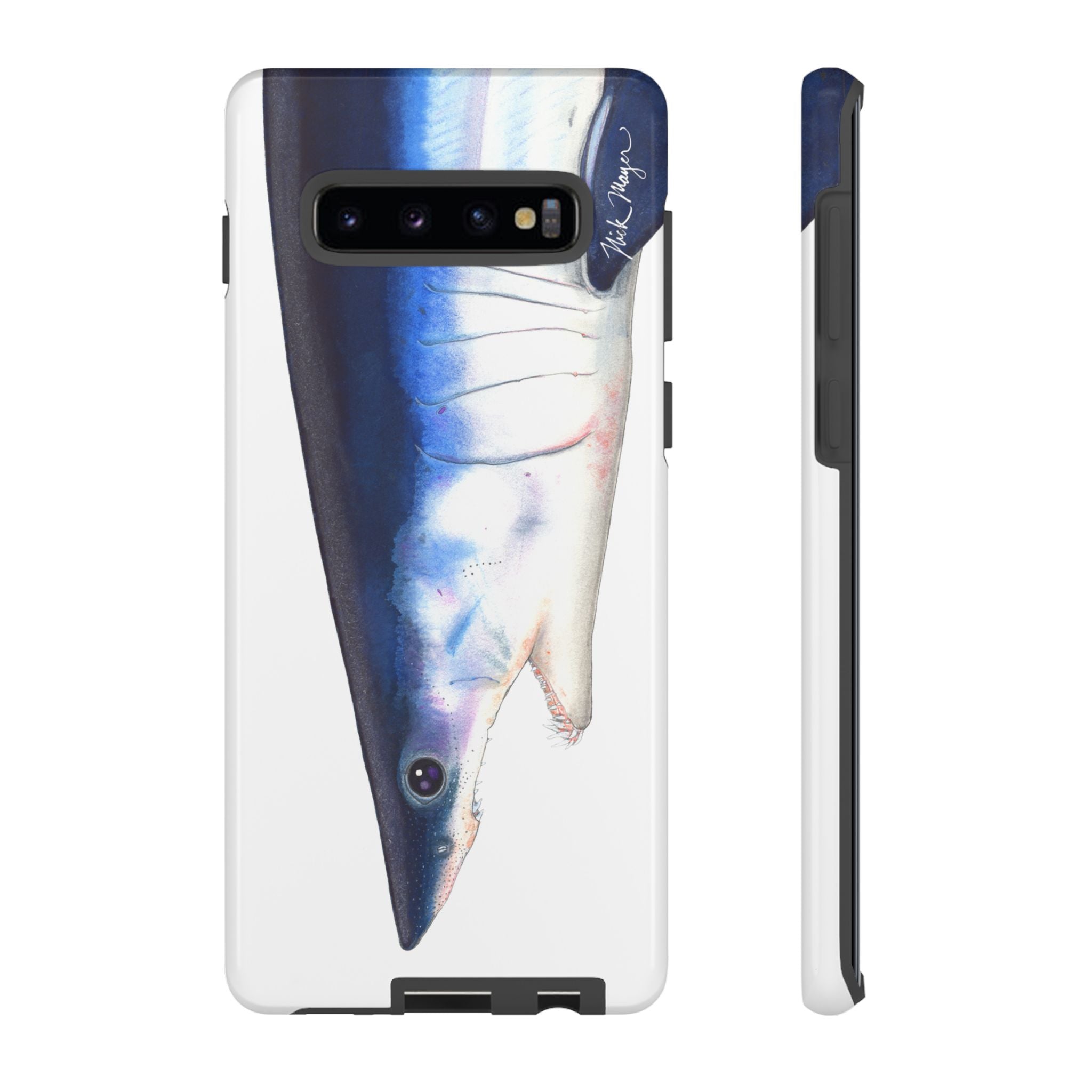 Mako Shark Face White Phone Case (Samsung)