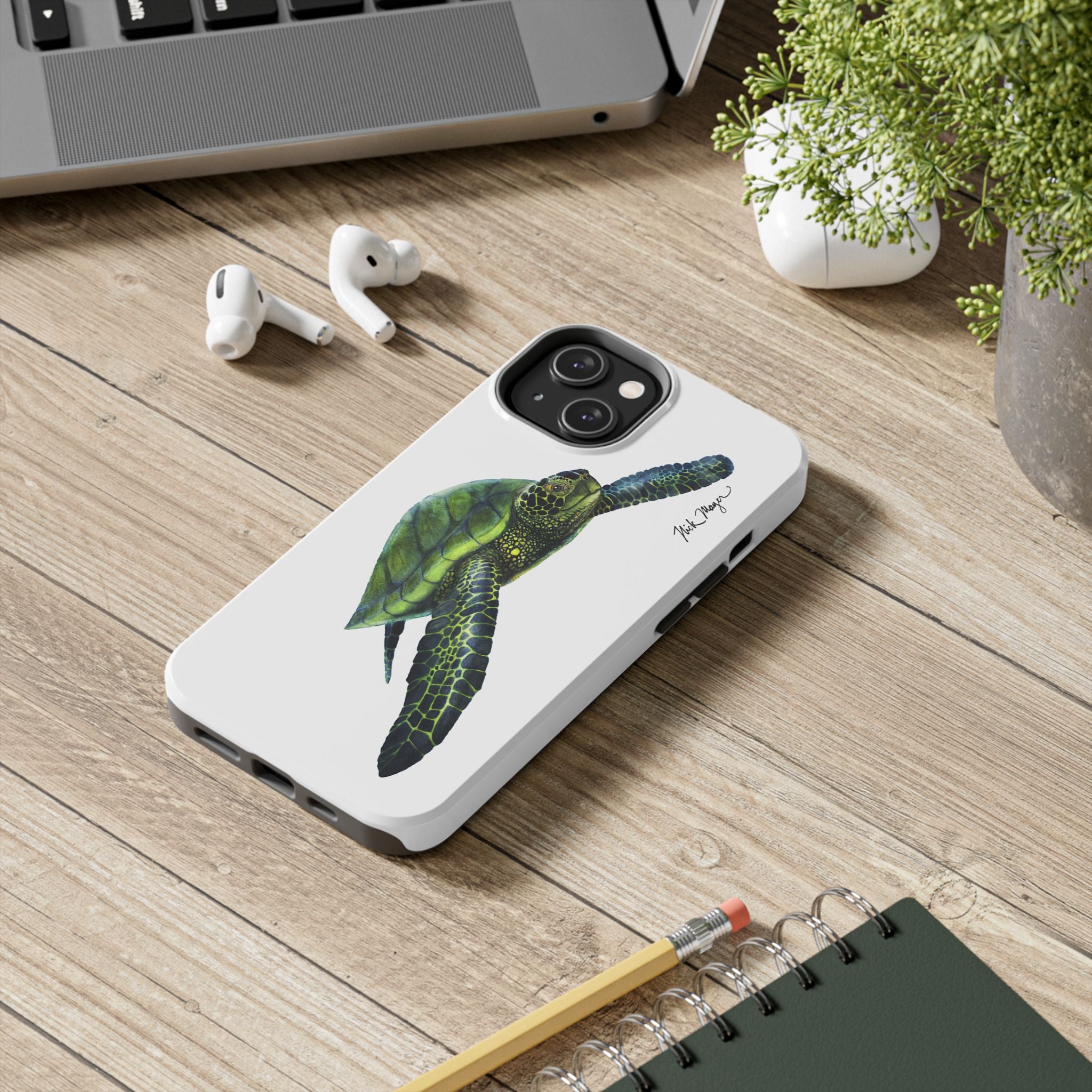 Green Sea Turtle Phone Case (iPhone)