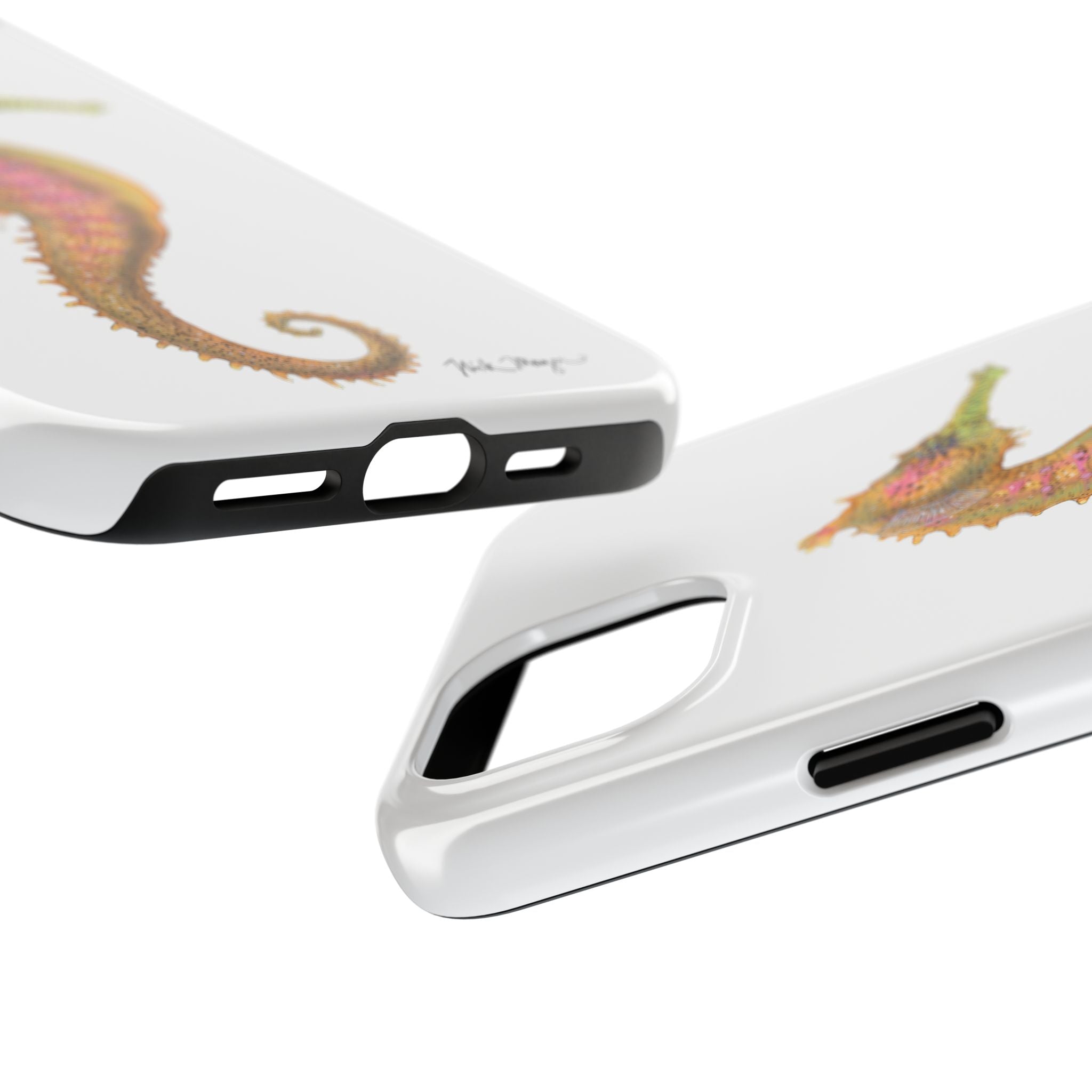 Pink Seahorse Phone Case (iPhone)