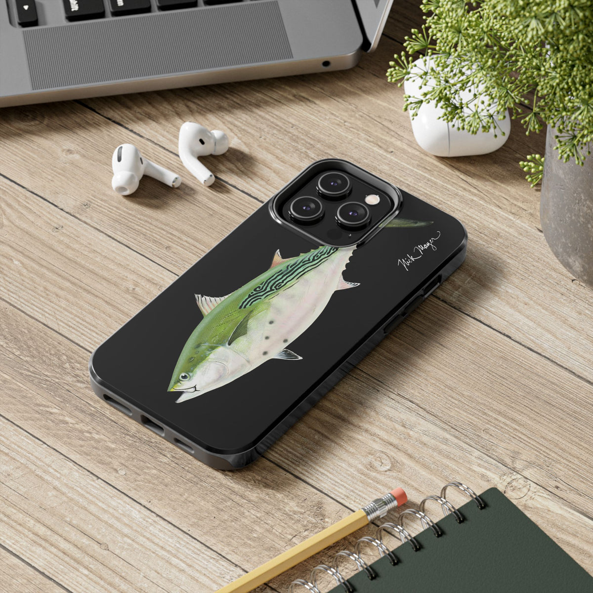 Albie Black Phone Case (iPhone) Printify