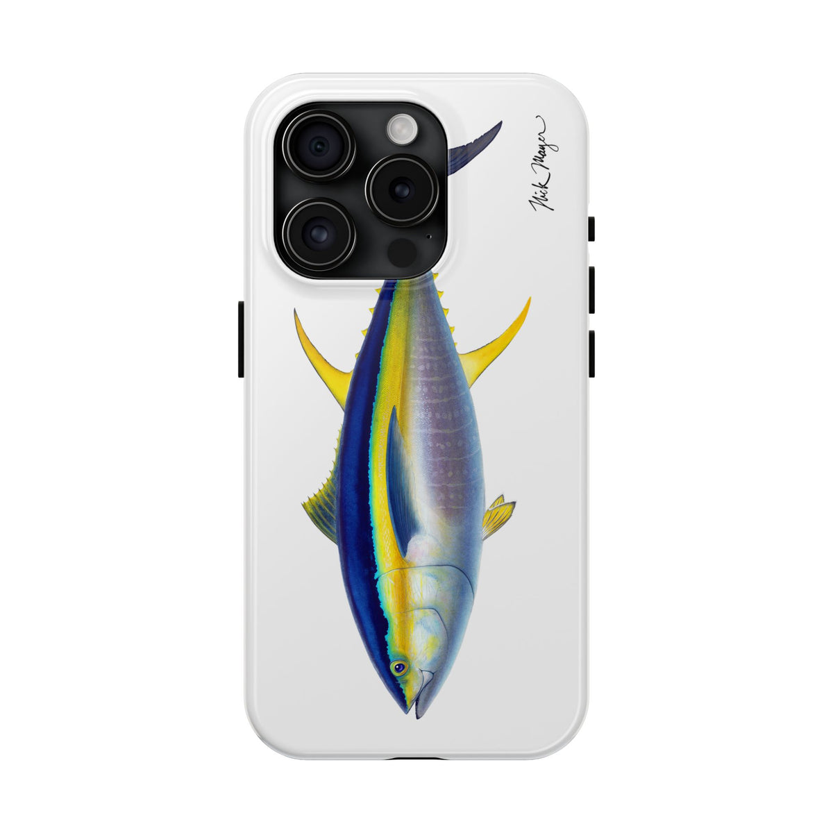 Yellowfin Tuna White Phone Case (iPhone) Printify