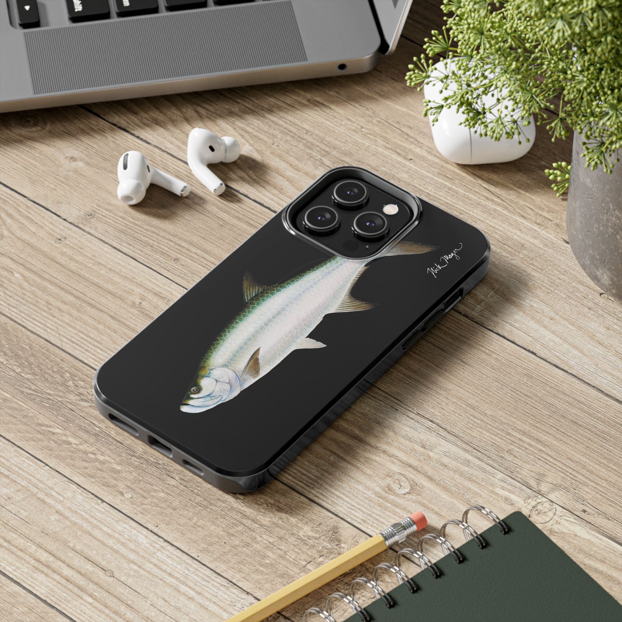 Tarpon Black Phone Case (iPhone)