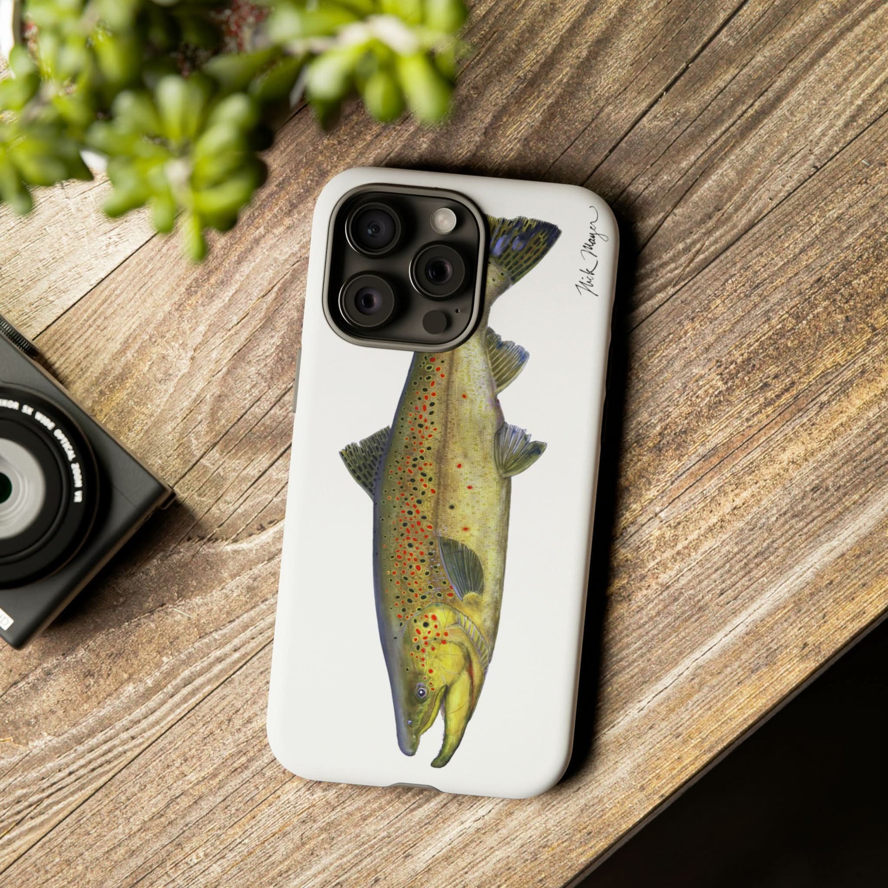 Brown Trout iPhone 15 Case